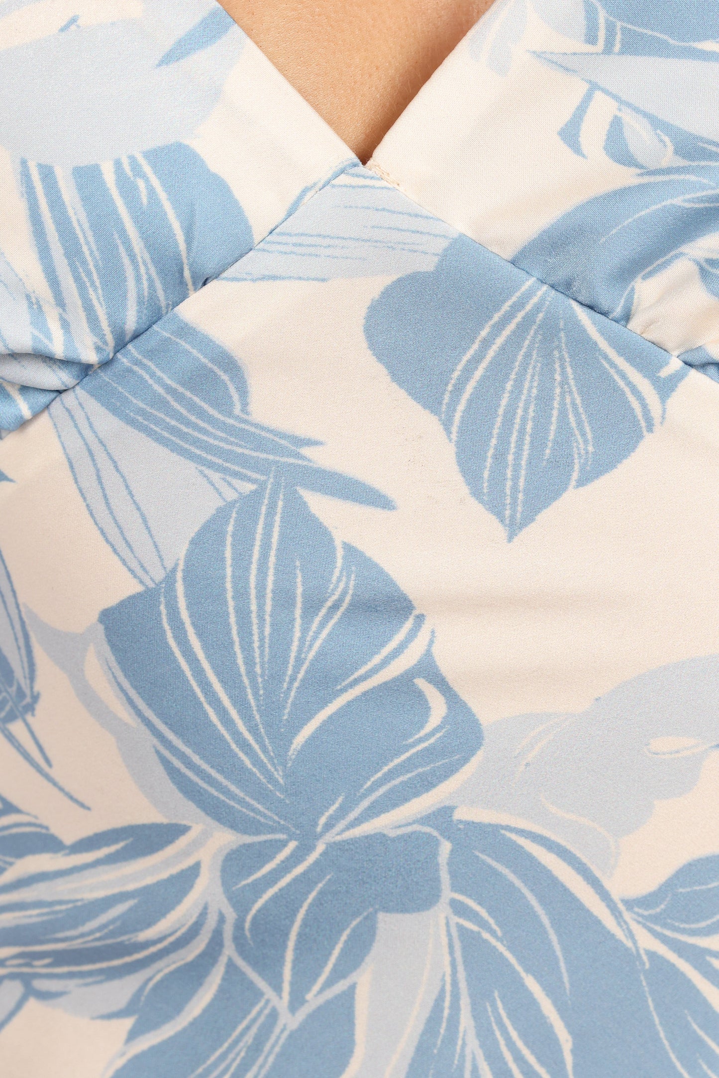 Lizza Maxi Dress Pale Blue Print