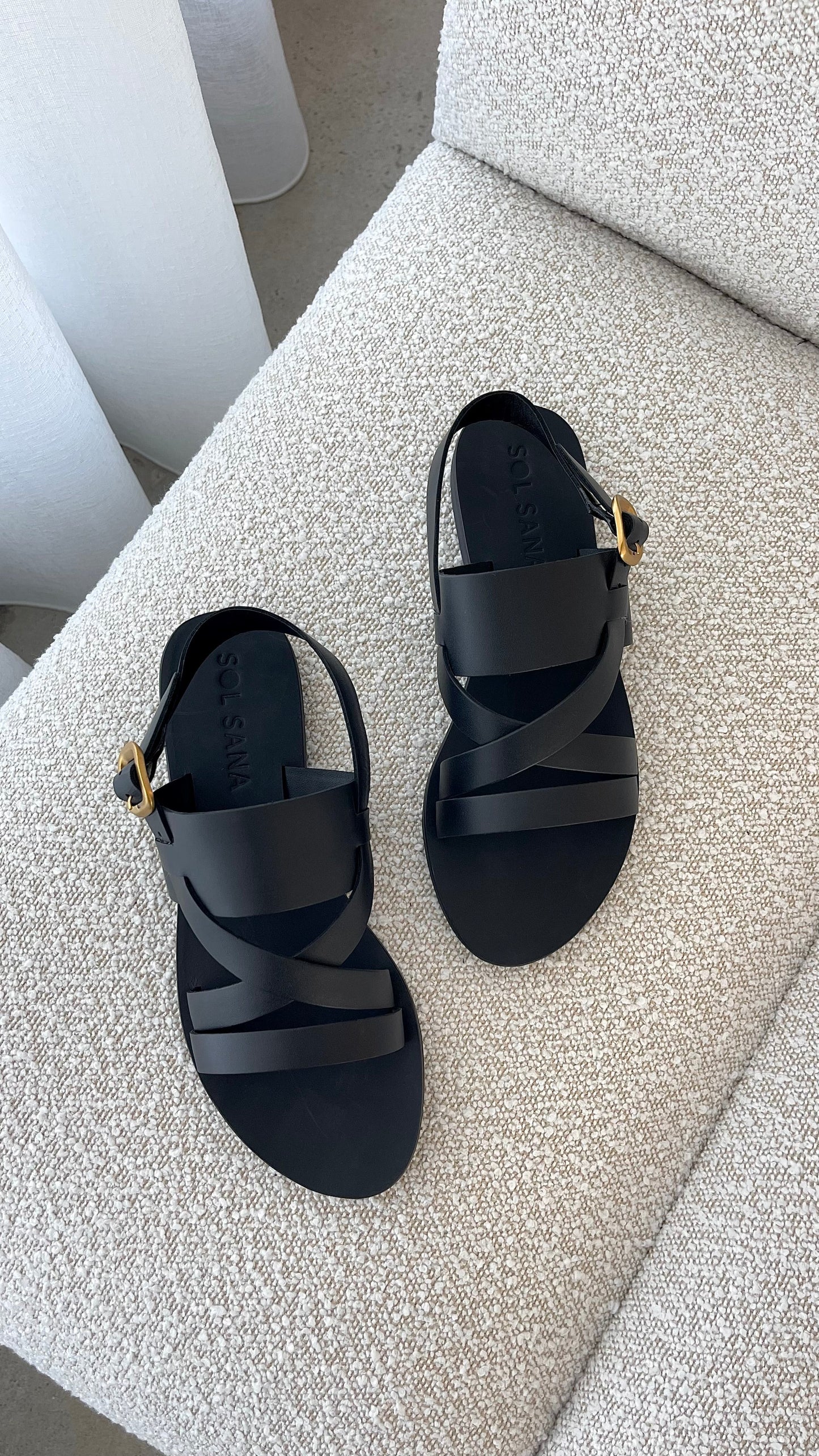 Sol Sana Palermo Sandal Black