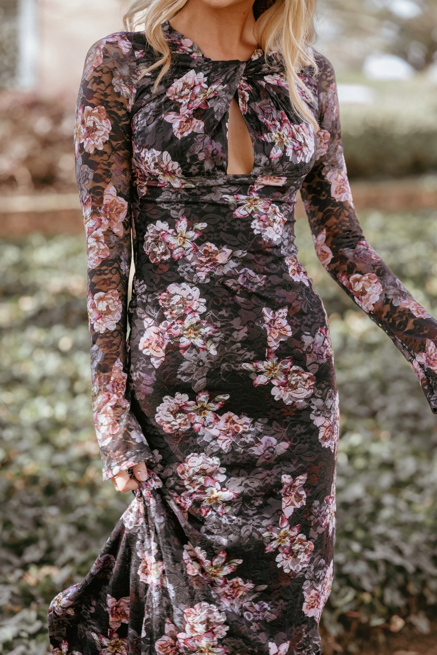 Trilby Maxi Dress Floral Lace