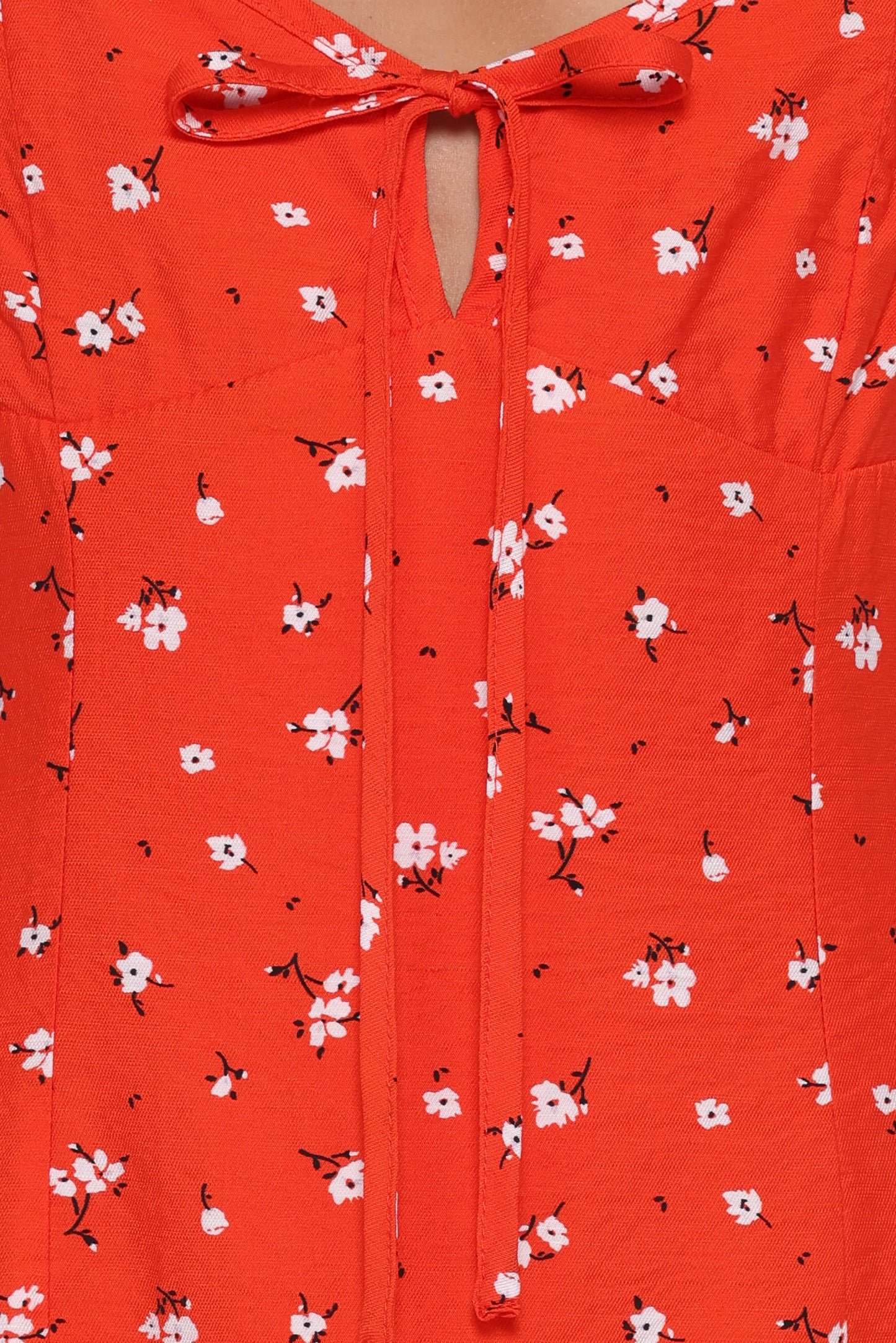 Lacey Mini Dress Red Floral