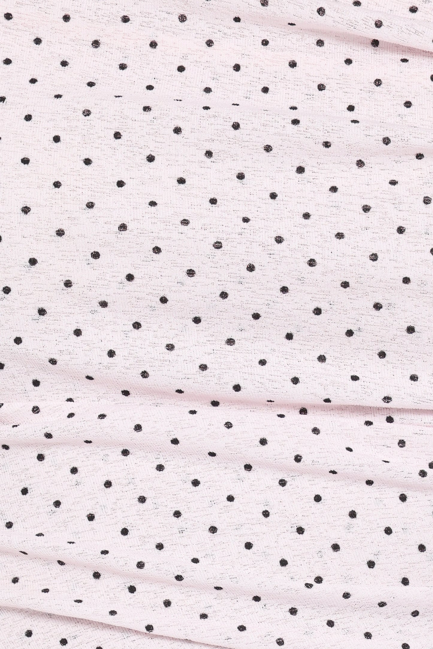 Aaron Off Shoulder Top Pale Pink Dot