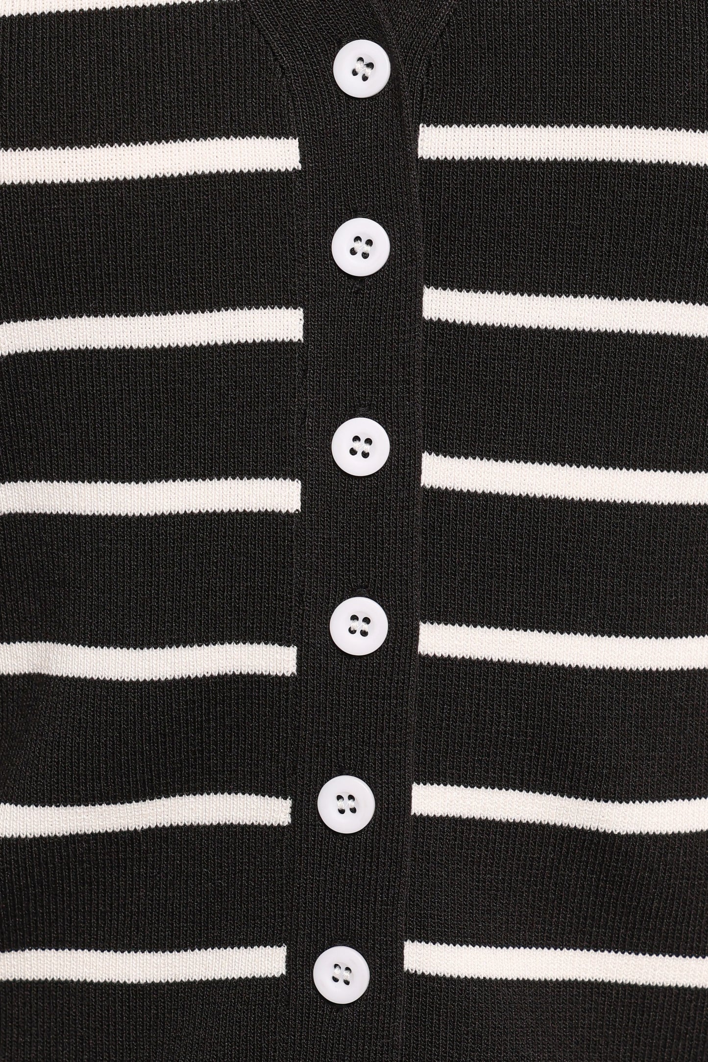 Juna Knitted Pant Set Black White Stripe