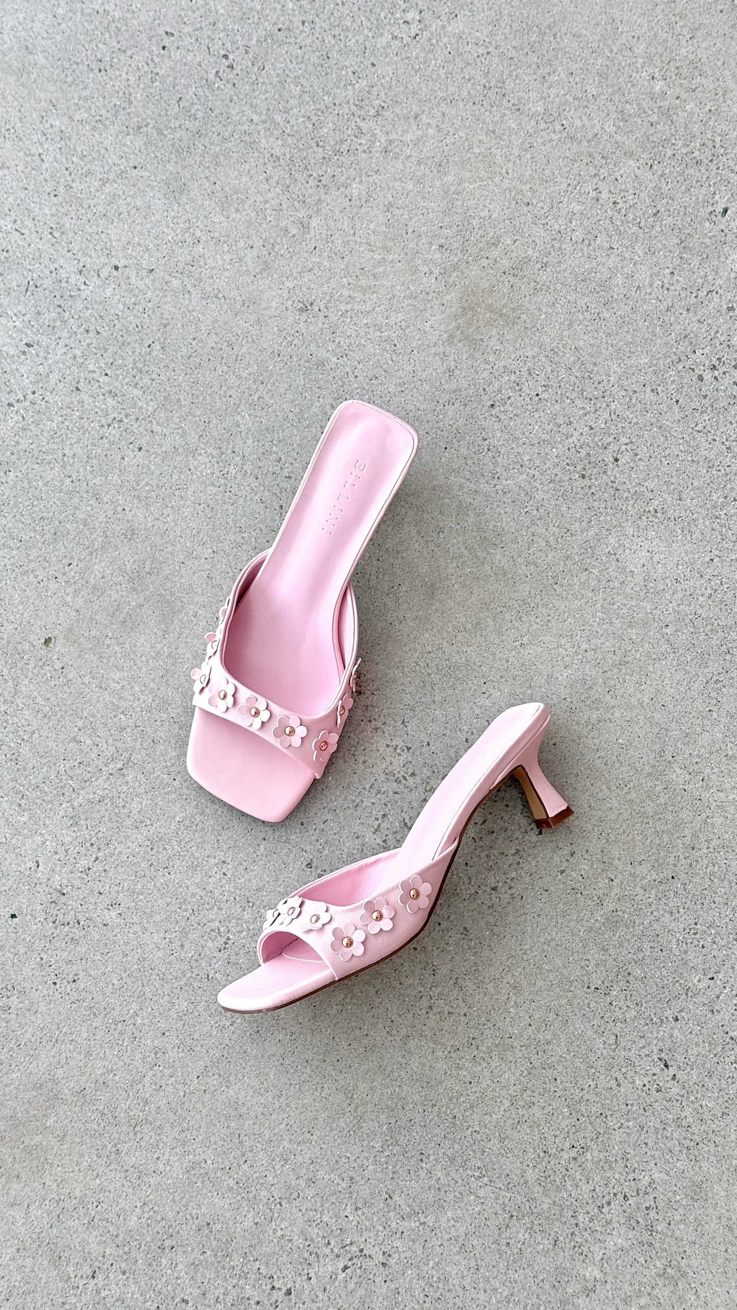 Tessie Heel Baby Pink