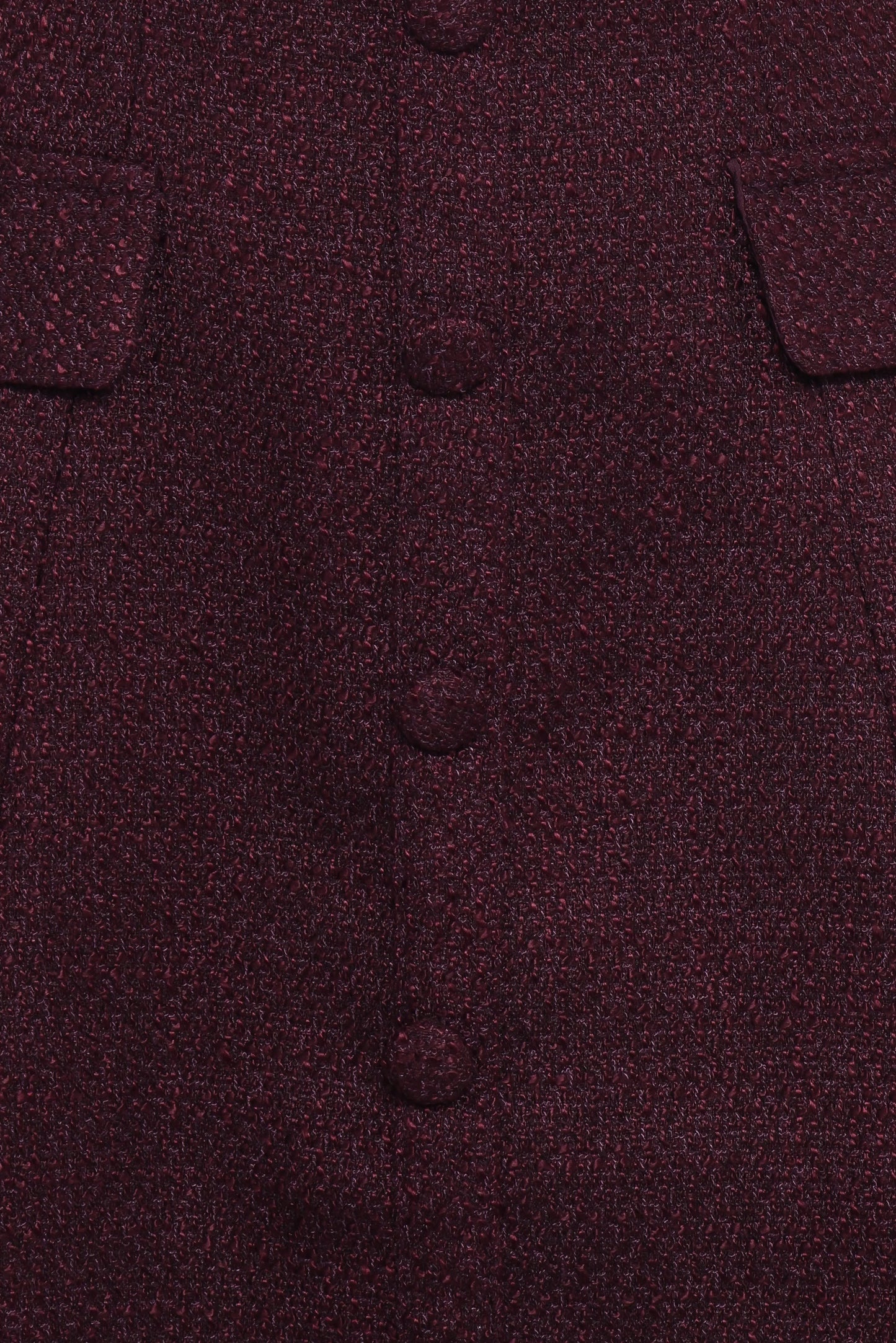 Sutton Mini Dress Plum Tweed