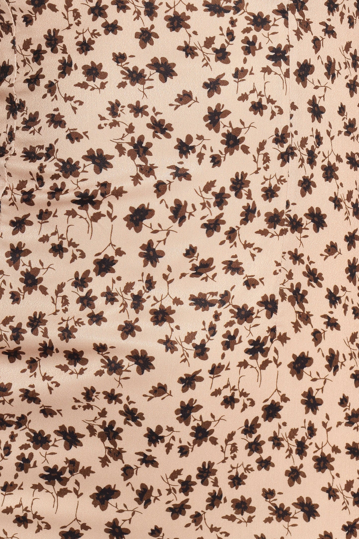 Gisella Long Sleeve Midi Brown Floral
