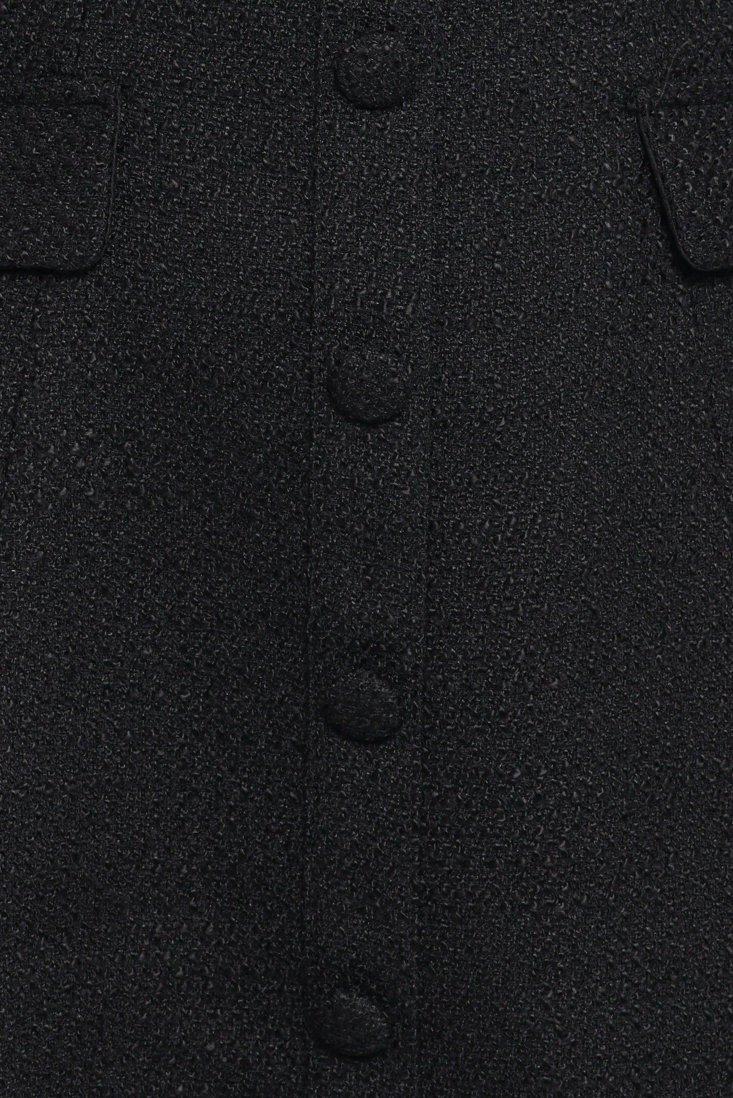 Sutton Mini Dress Black Tweed