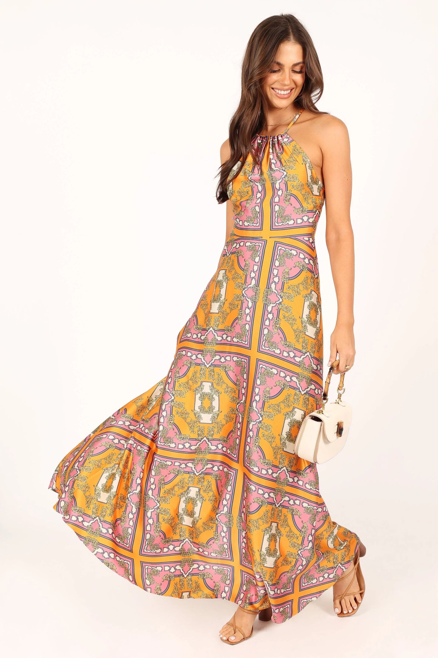 Amara Maxi Dress Tangerine