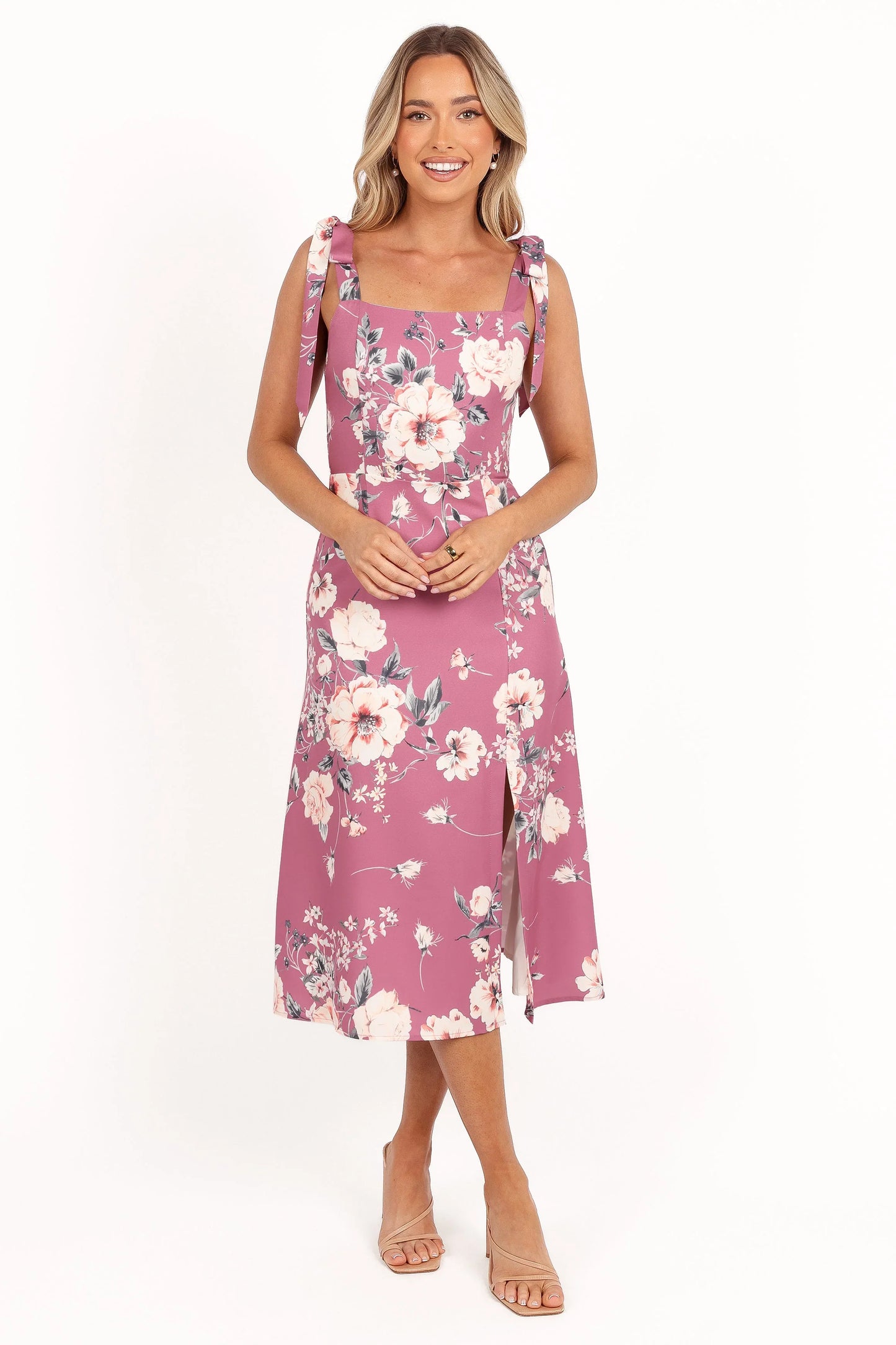 Laurel Dress Dark Rose Floral