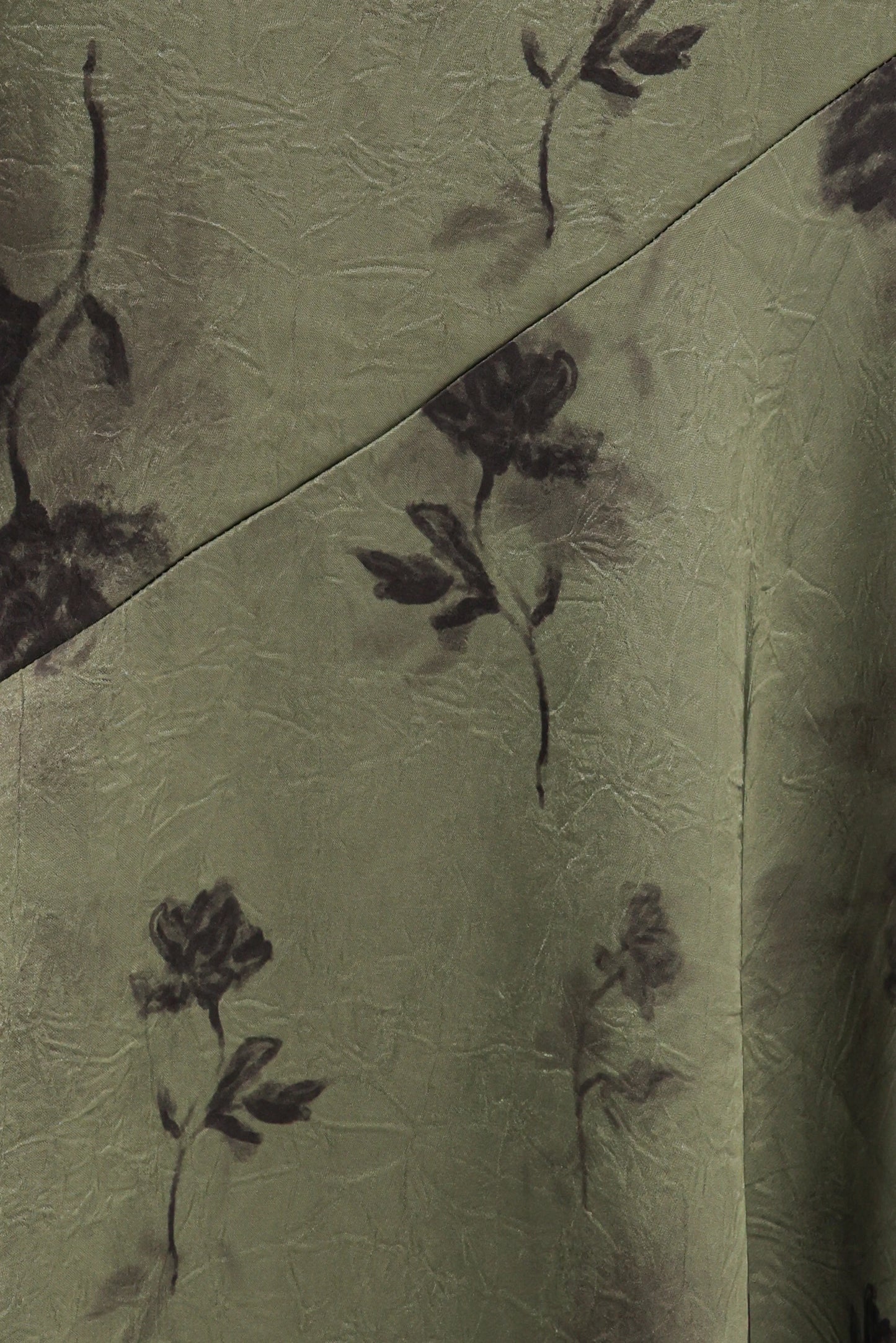 Fia Midi Dress Green Floral