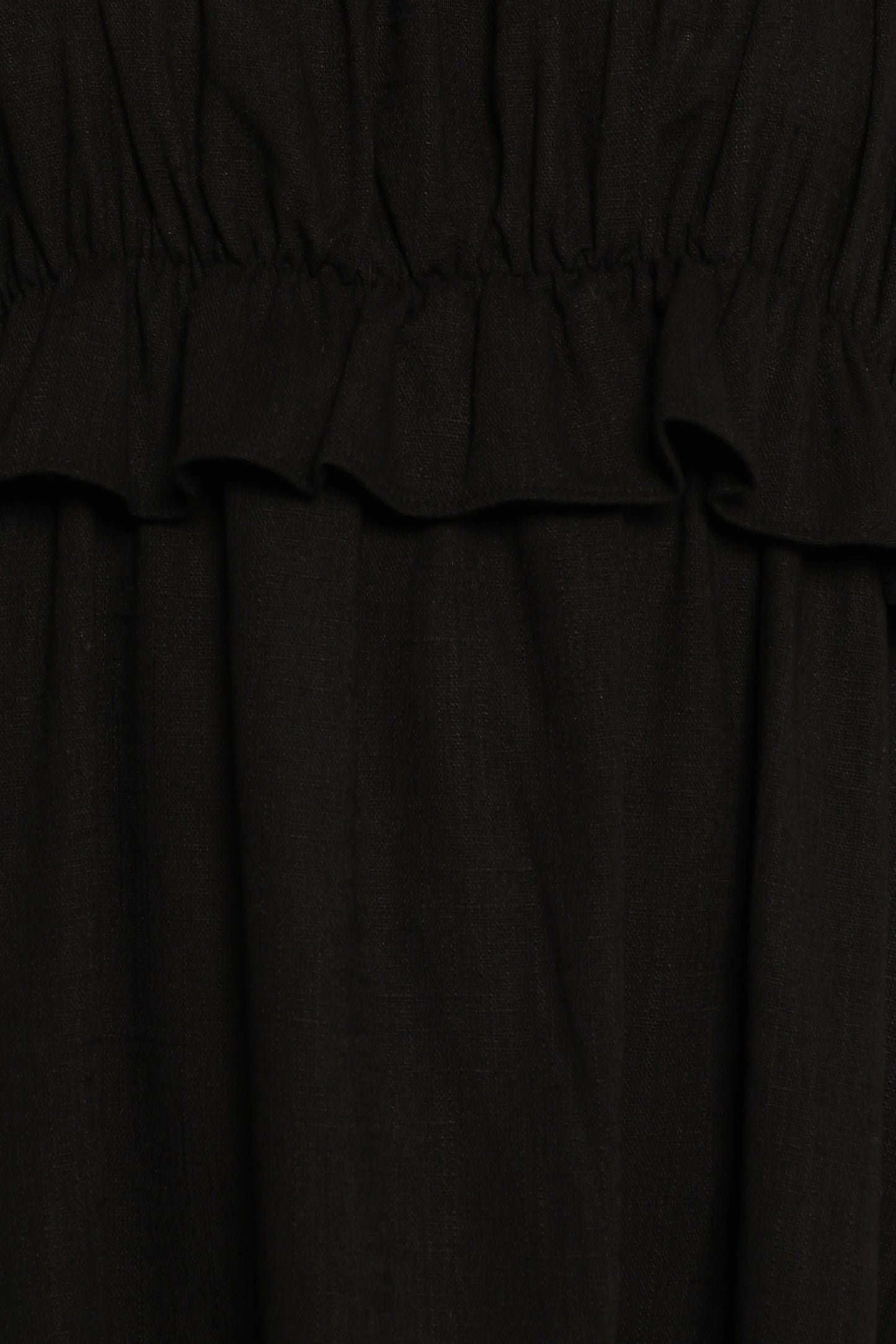 Ross Frill Strap Maxi Dress Black