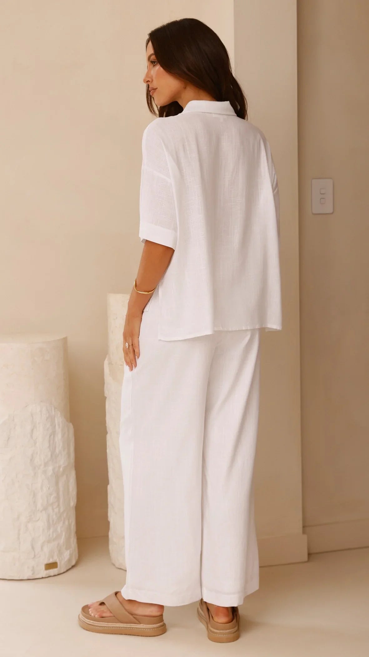 Louise Top White