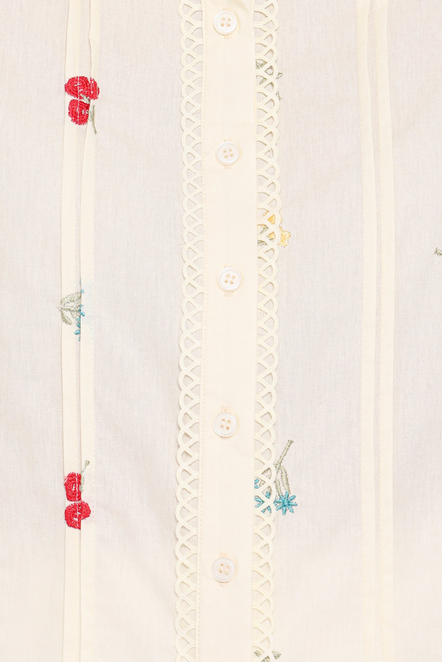 Lucile Embroidered Shirt Light Yellow