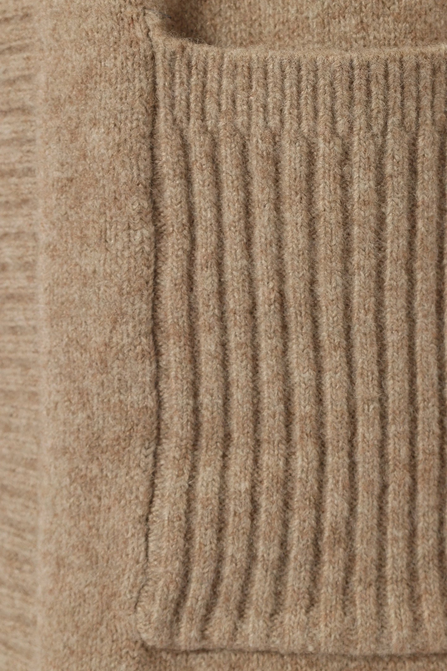 Nicolette Open Front Long Cardigan Latte