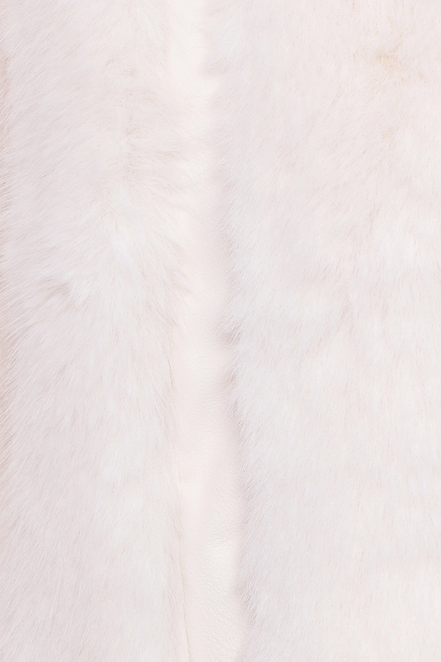 Velma Channel Faux Fur Jacket Cream