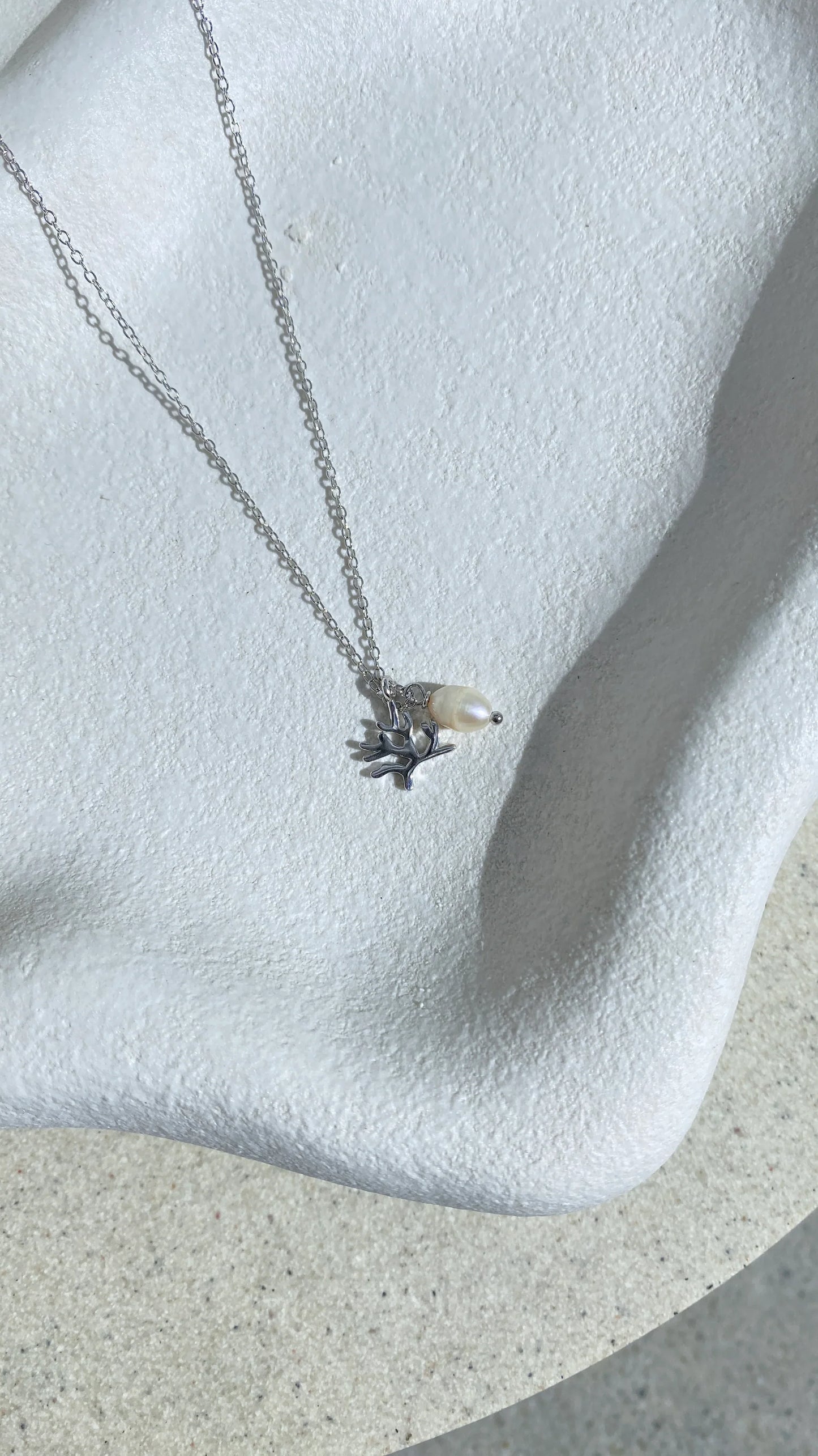 Coral Cove Necklace Sterling Silver