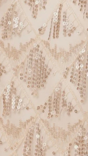 Lira Sequin Tee Gold