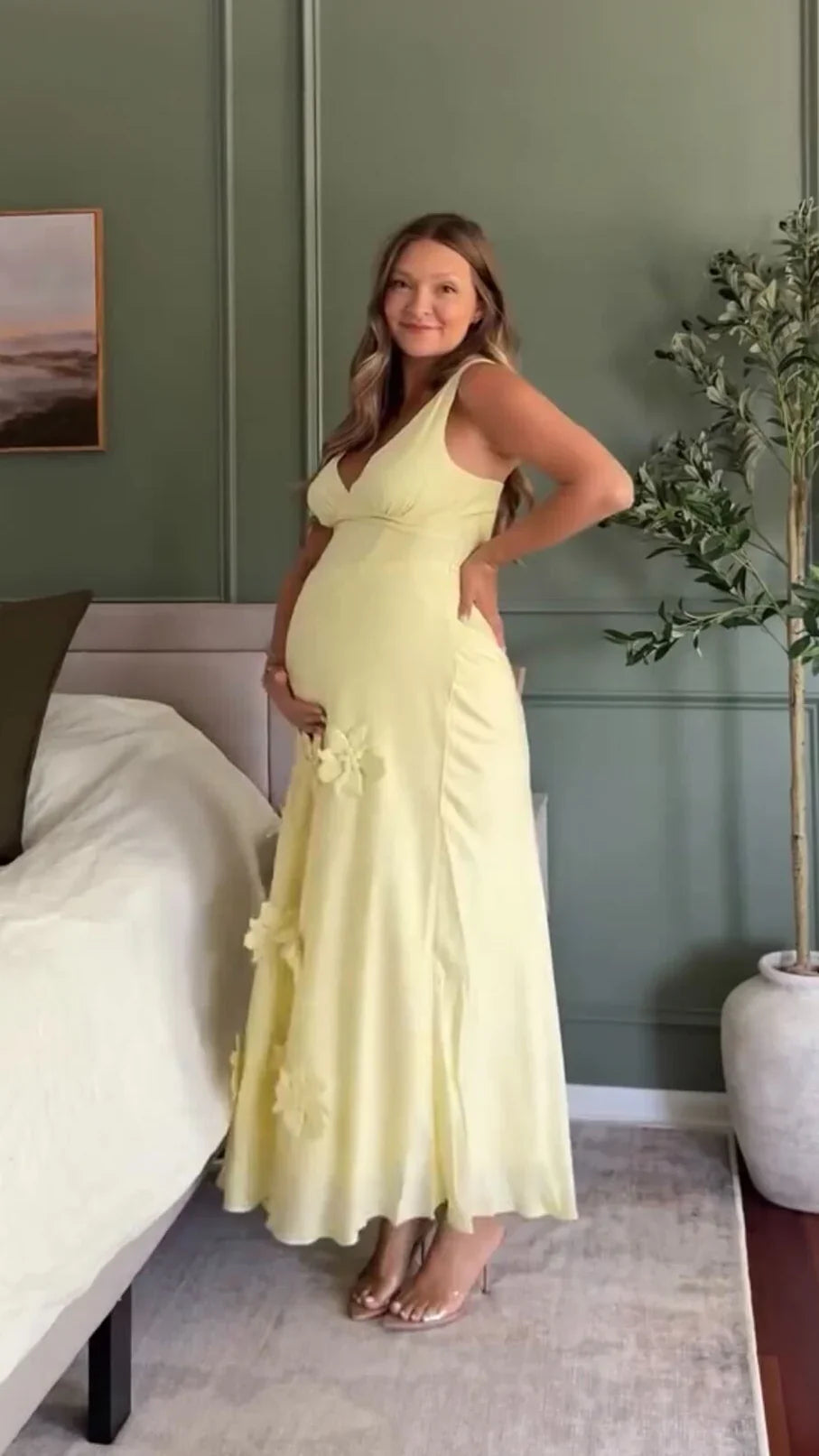 Lavara Maxi Dress Yellow