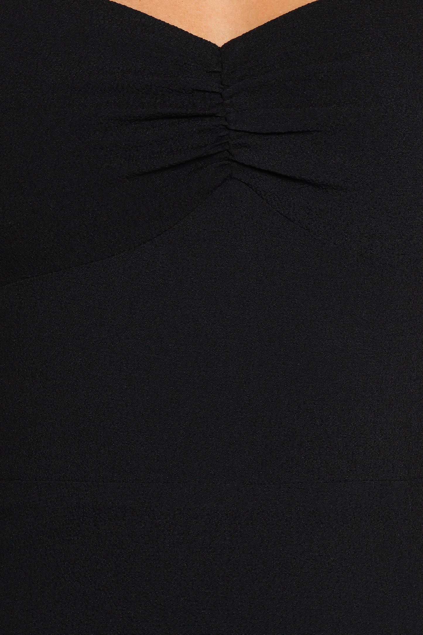 Franklin Long Sleeve Midi Dress Black