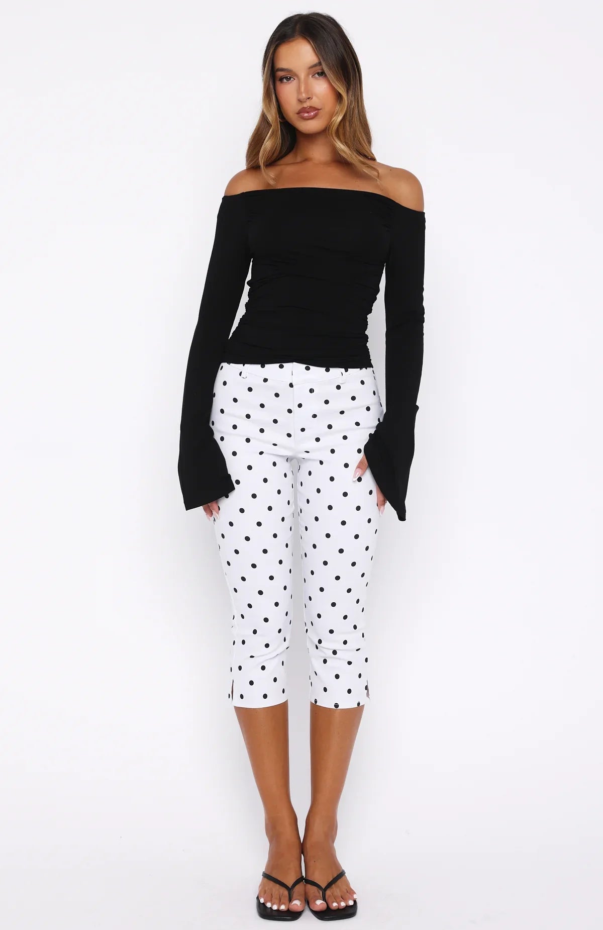 Perfect Night Long Sleeve Top Black
