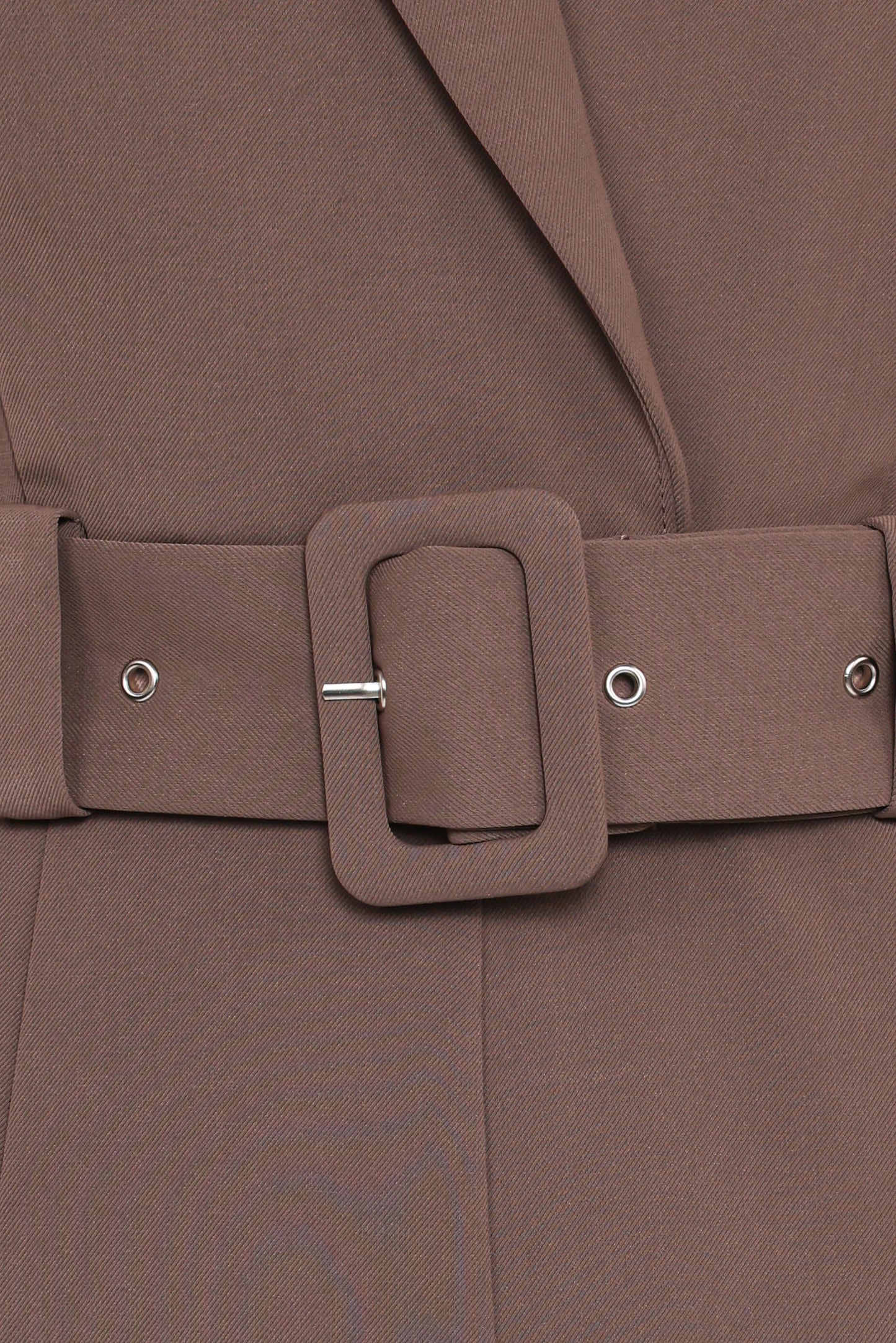 Sienna Belted Jumpsuit Khaki Brown