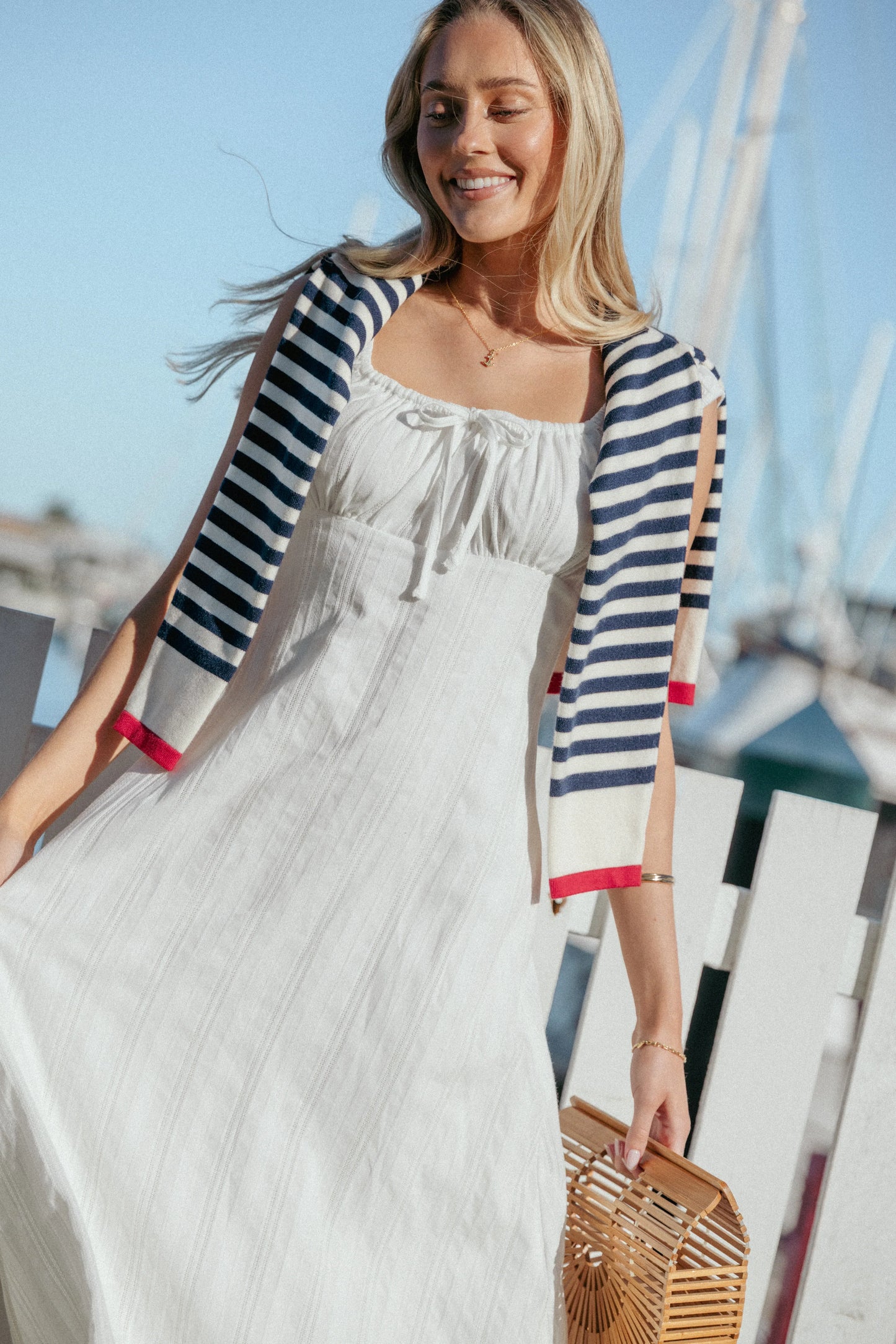 Jessalyn Maxi Dress White