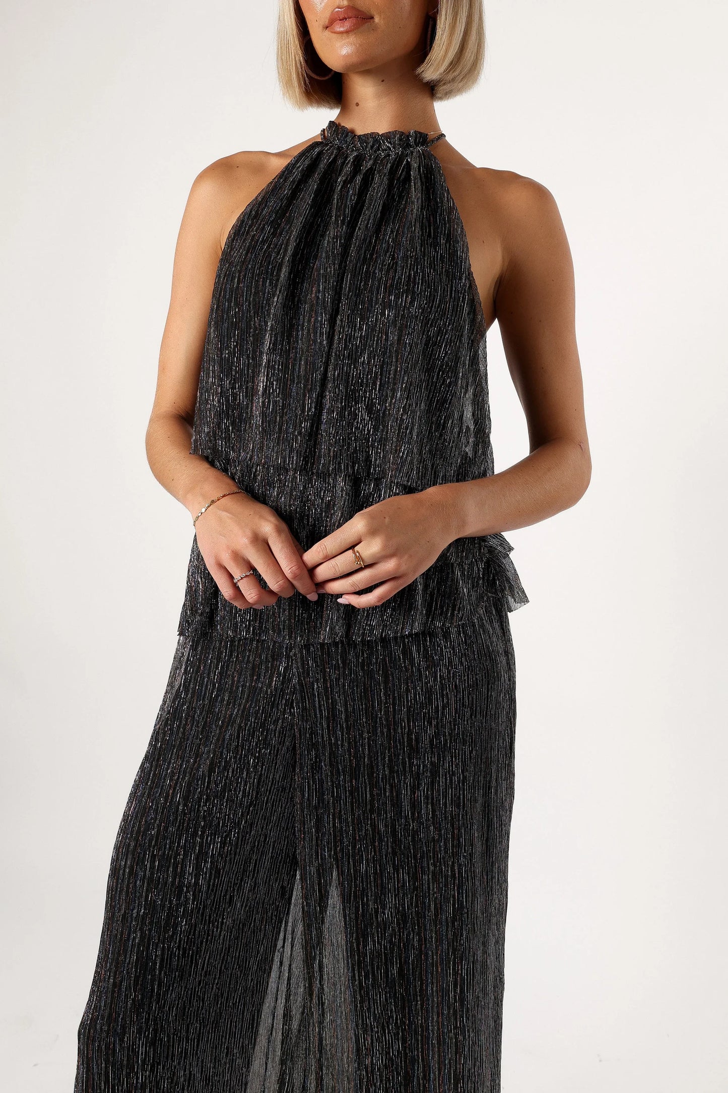 Elly Halter Jumpsuit Black