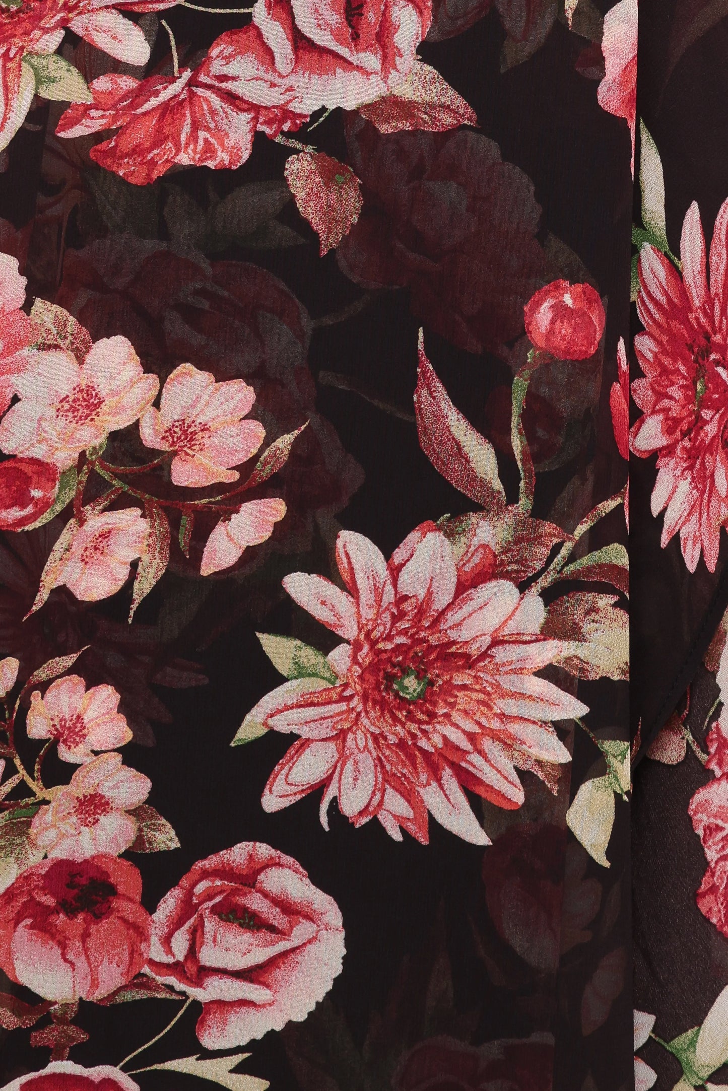 Naver Maxi Dress Black Floral