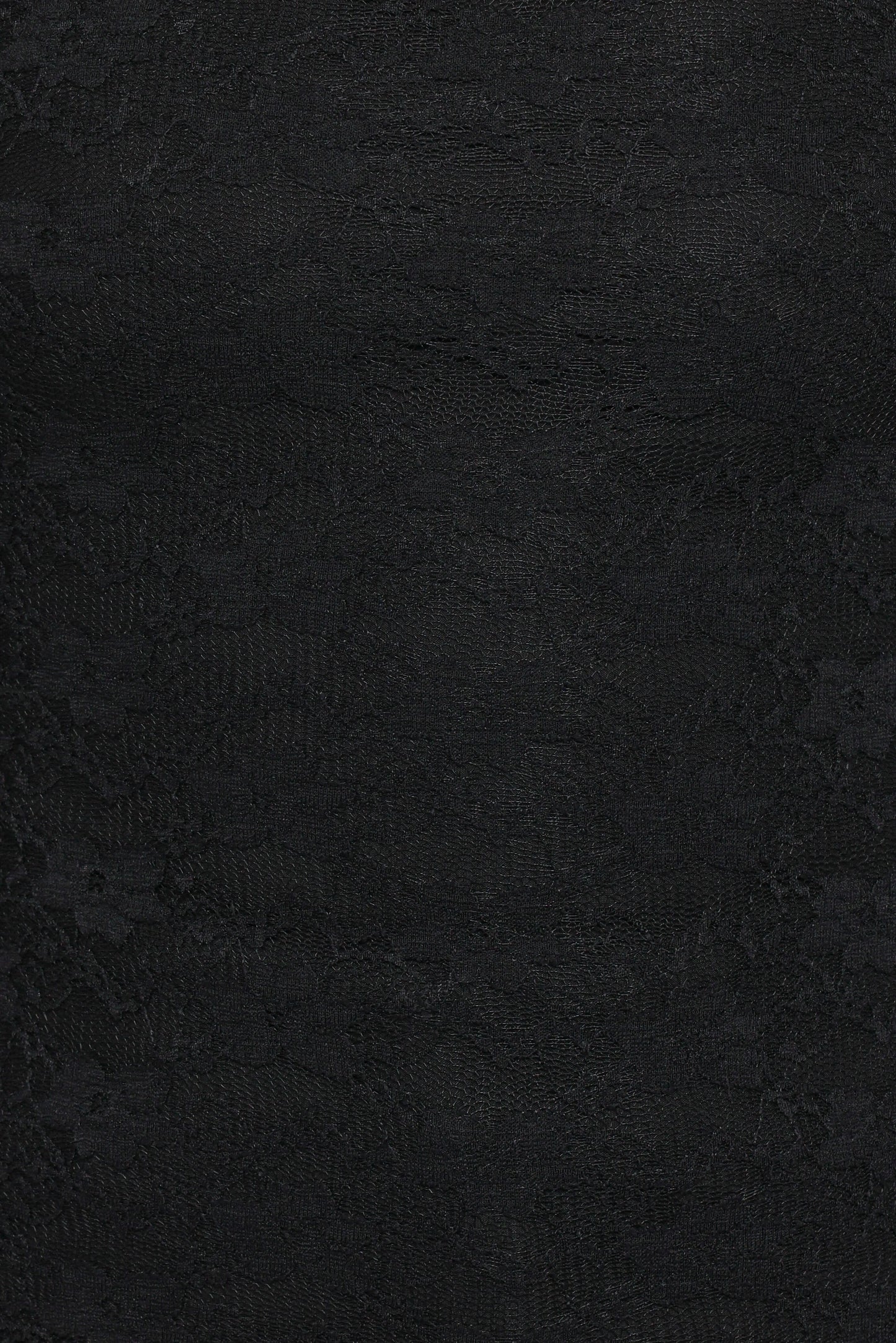 Skyler Square Neck Stretch Lace Top Black