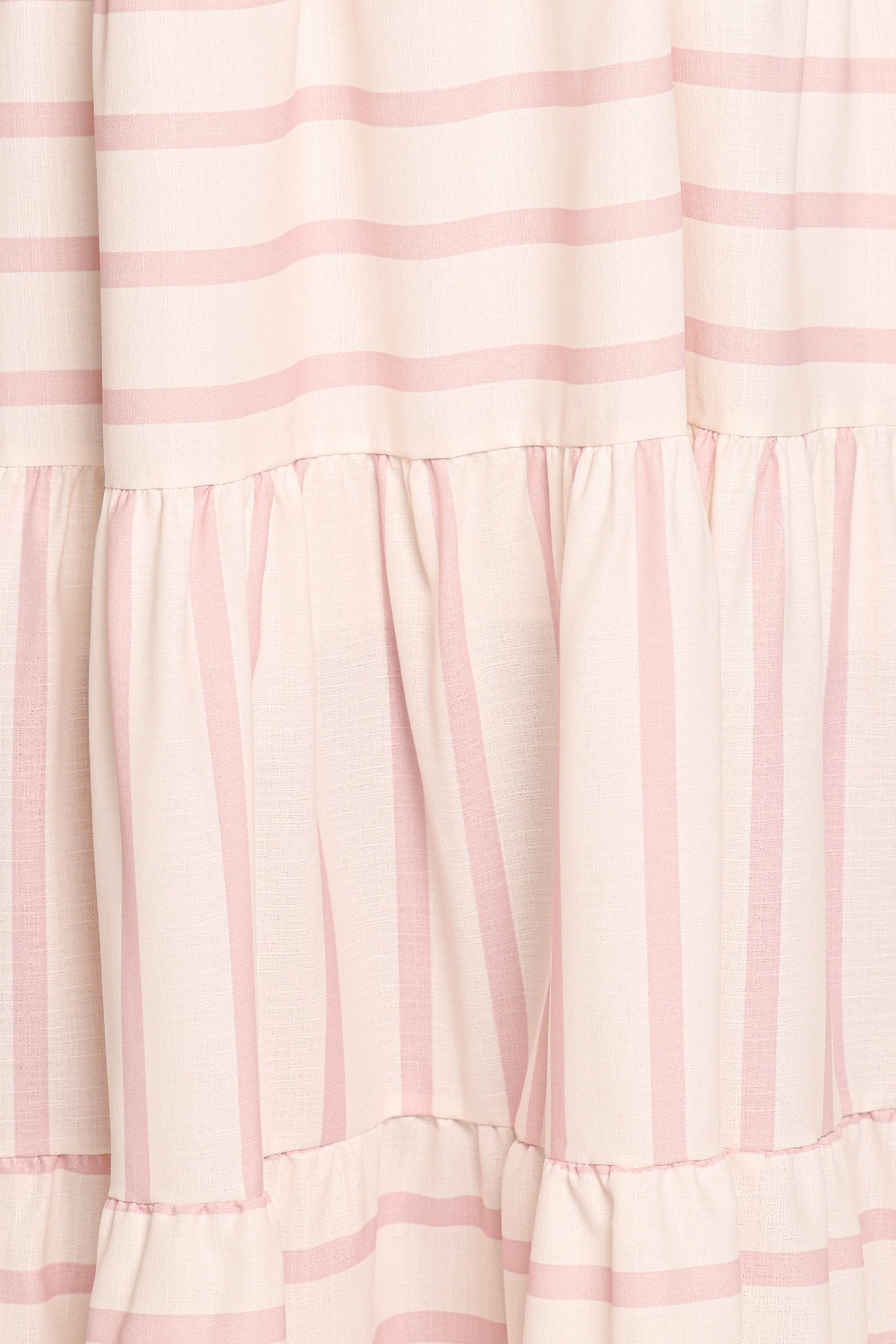 Evelin Midi Dress Pink Stripe