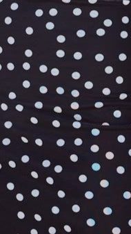Martha Mini Dress Black White Polka Dot