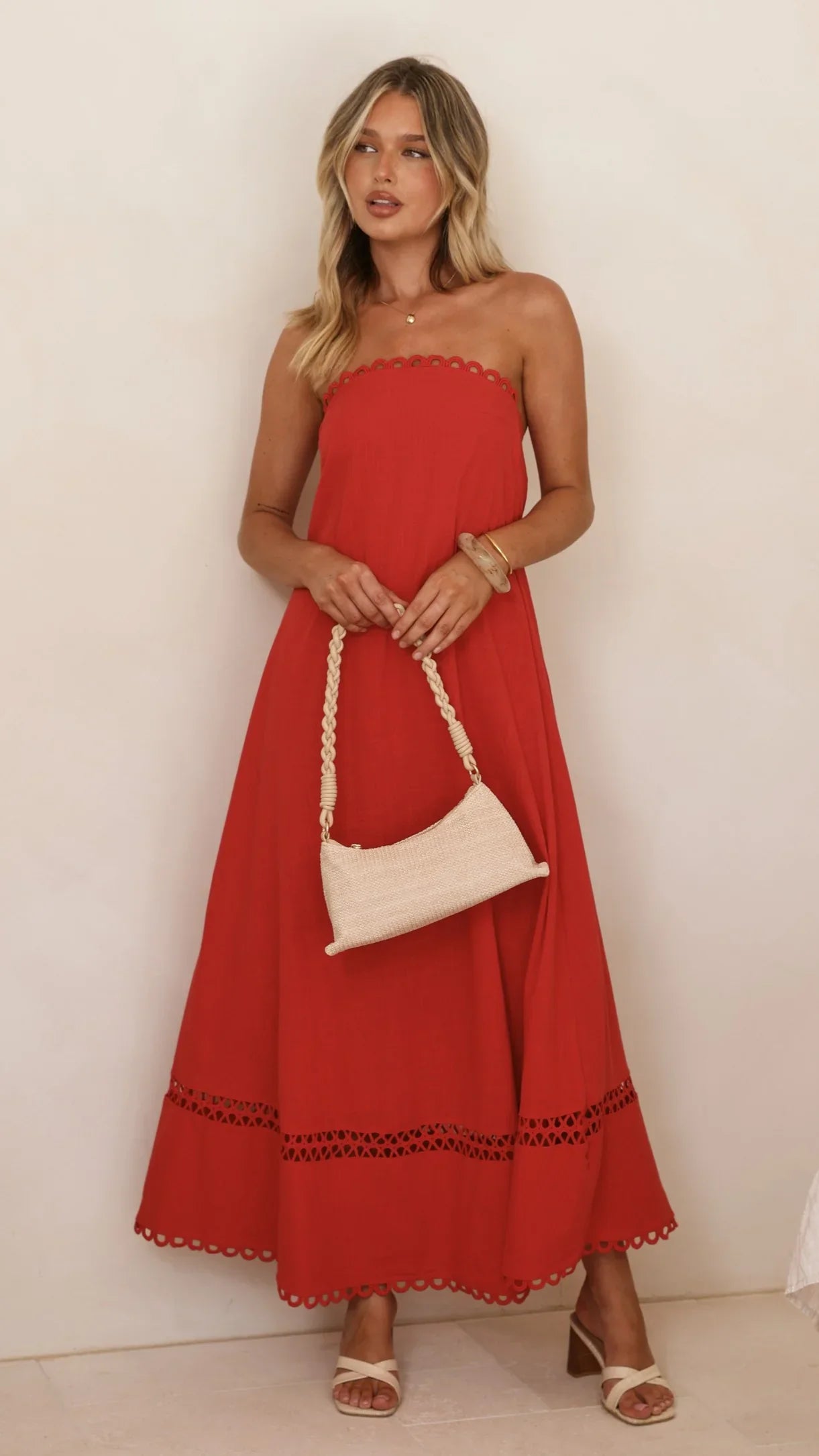 Sandra Maxi Dress Red