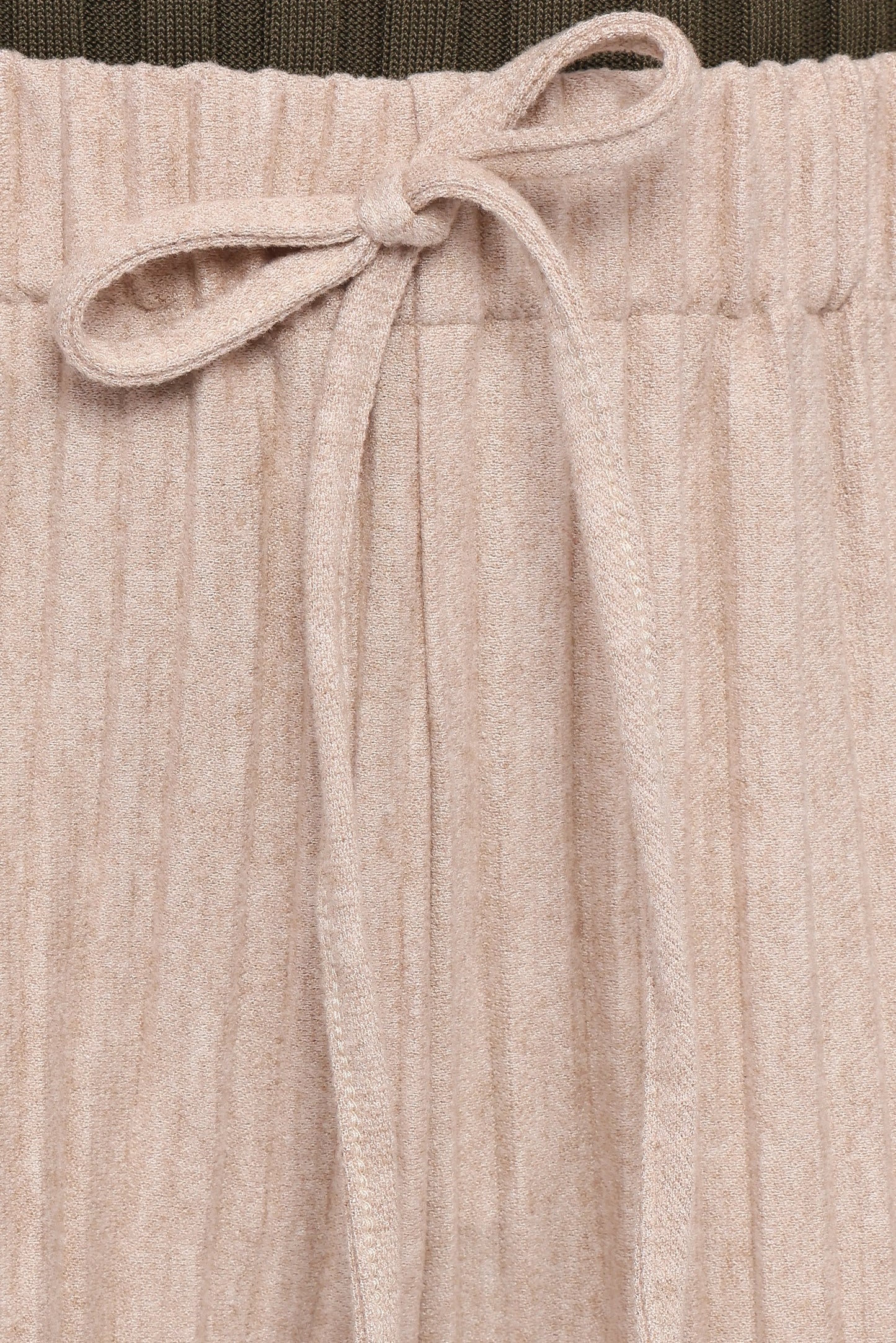 Davis Pleated Knit Pant Beige