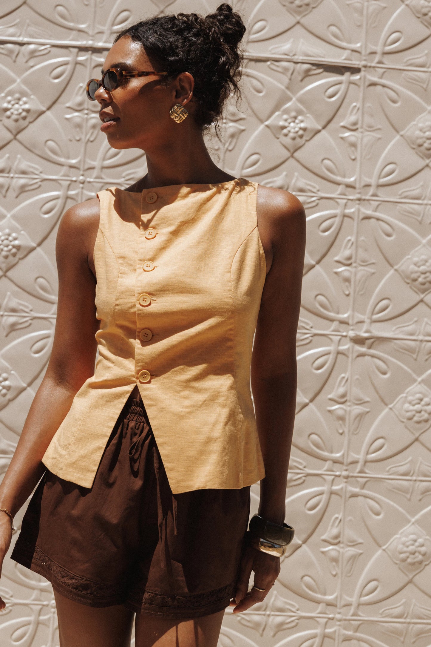 Kalyssa Asymmetrical Vest Mango