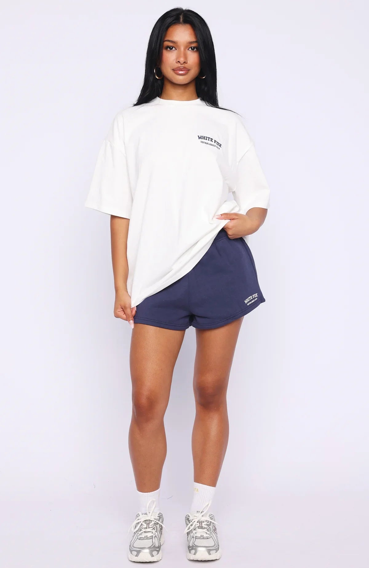 Cant Miss It Oversized Tee White