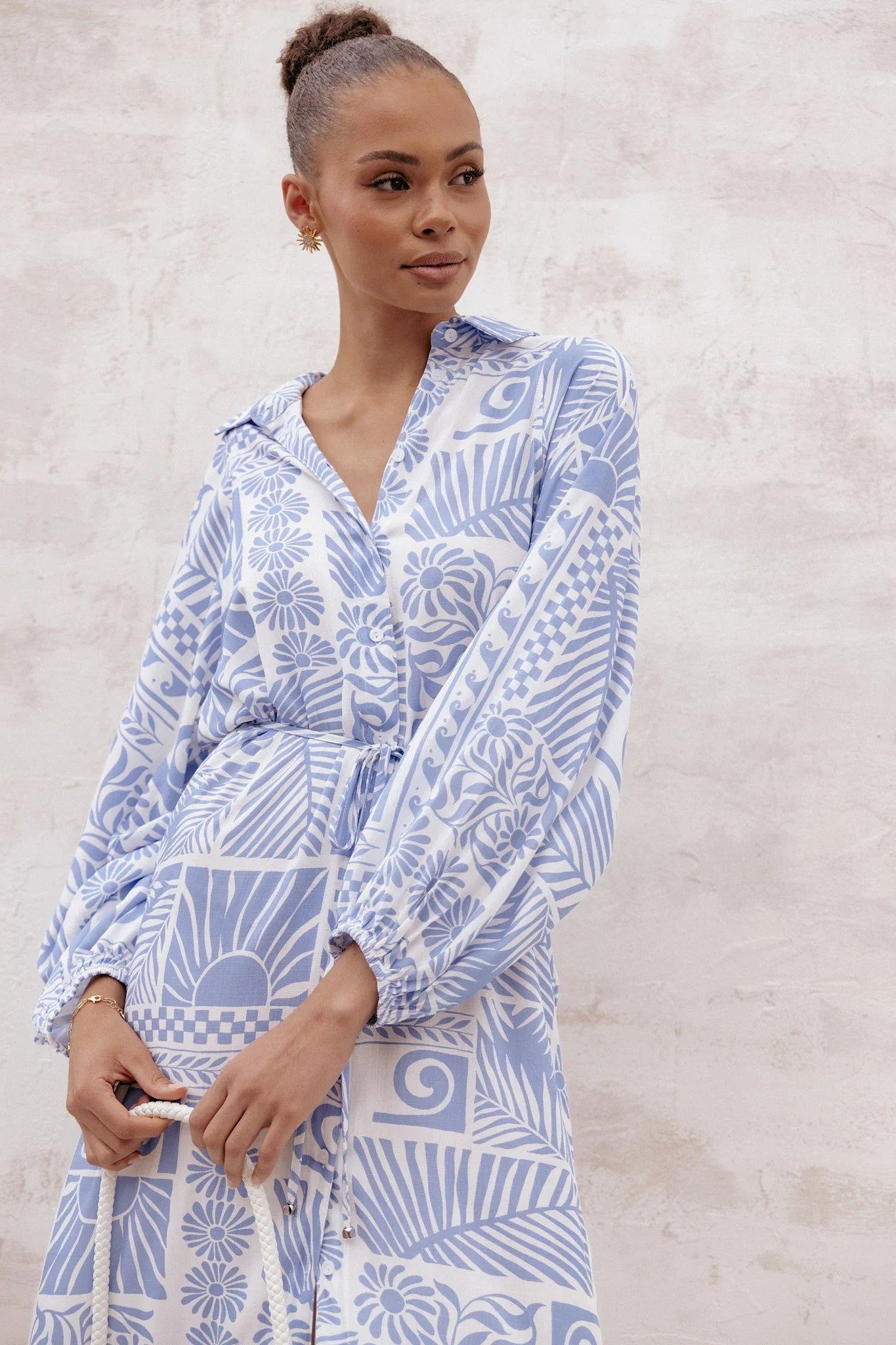 Foster Midi Dress Malia Print