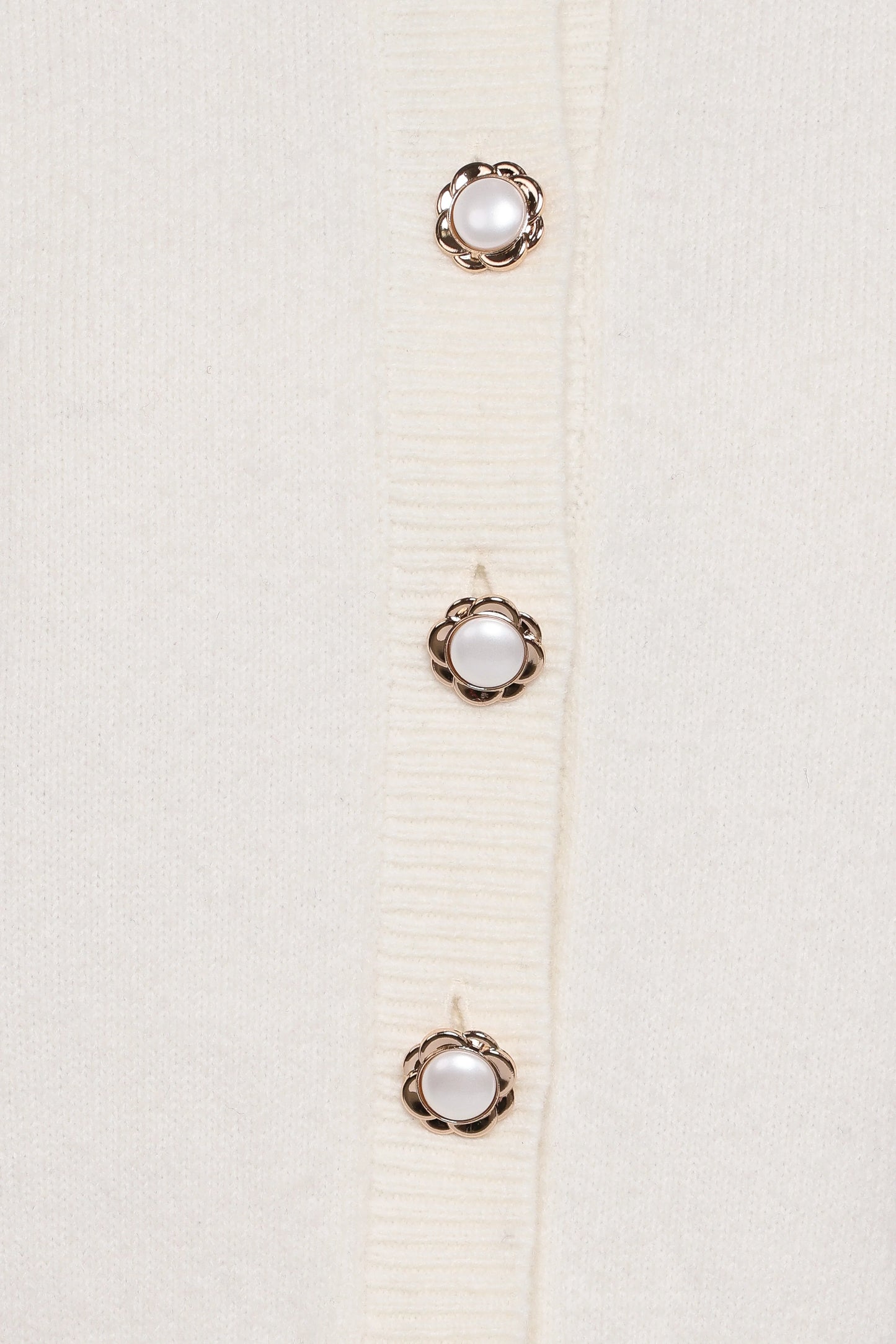 Thelma Trumpet Sleeve Cardigan Cream