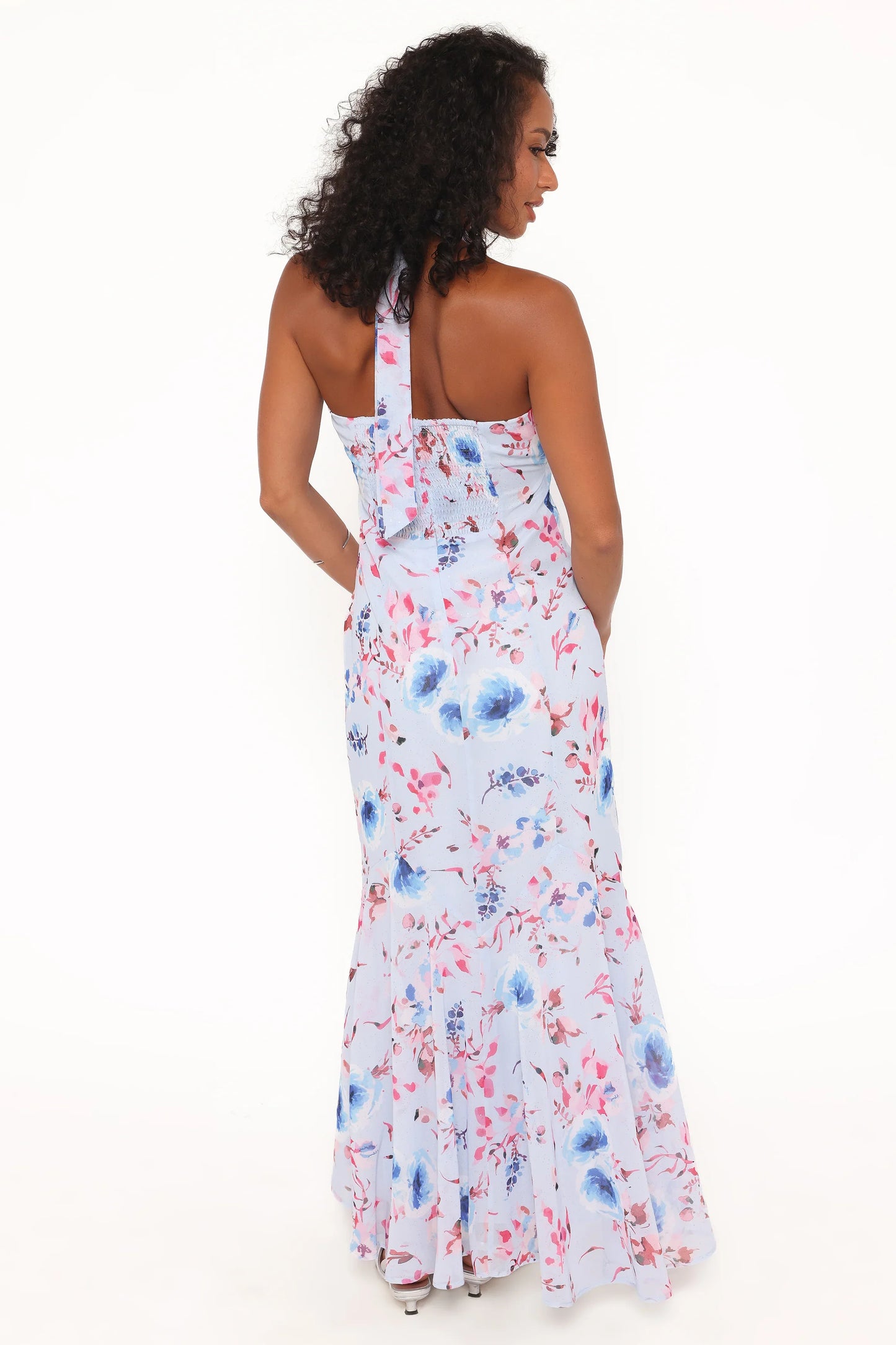 Lavie Maxi Dress Blue Floral