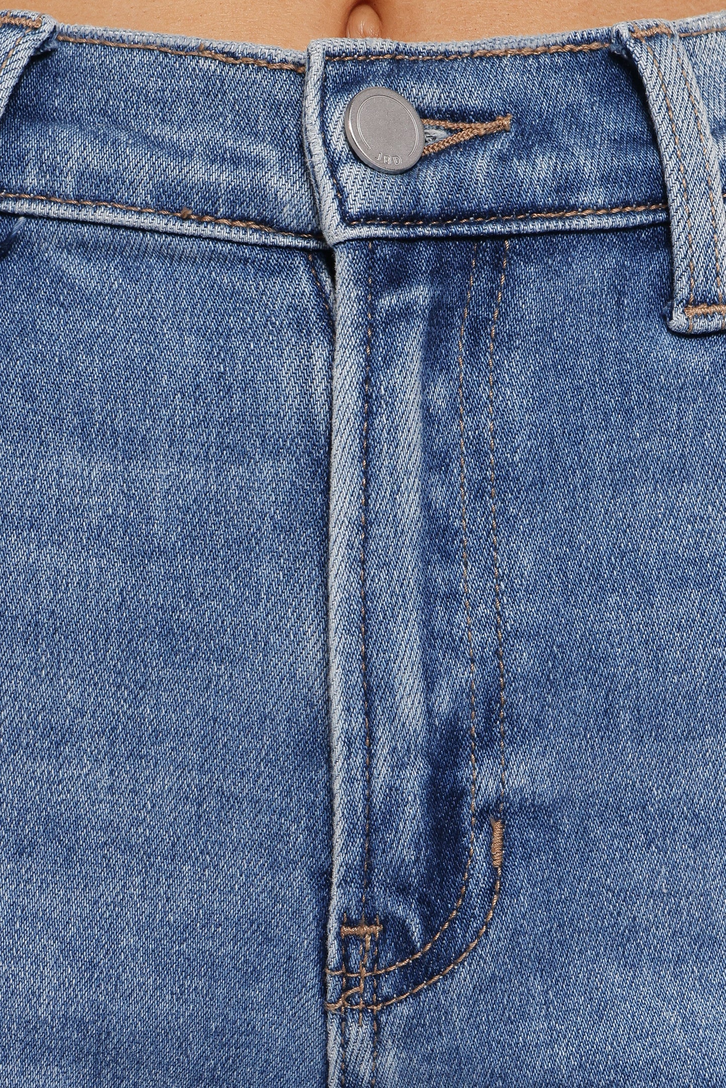 Just Black Cuffed Wide Leg Jean Medium