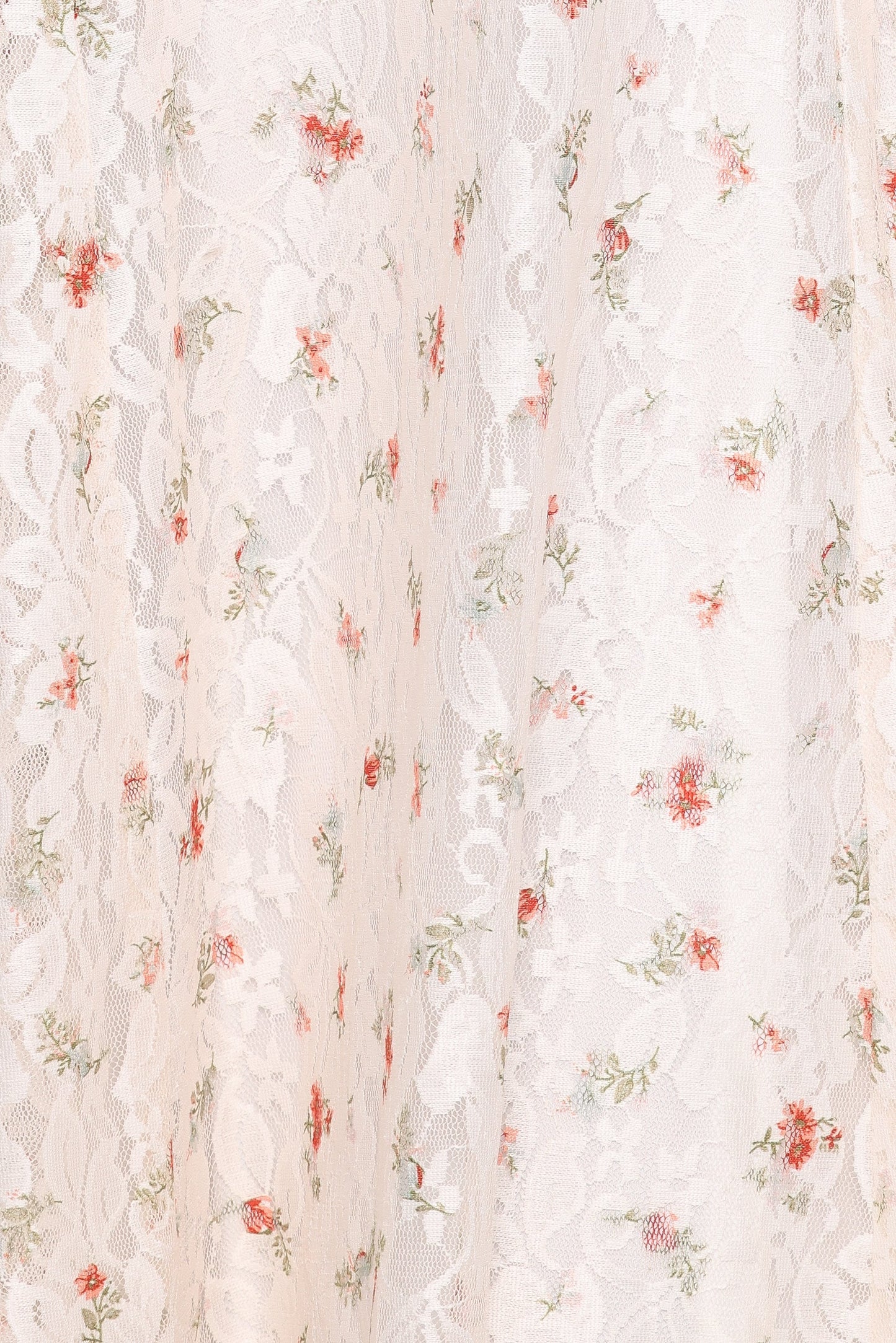 Valley Maxi Dress White Floral Lace