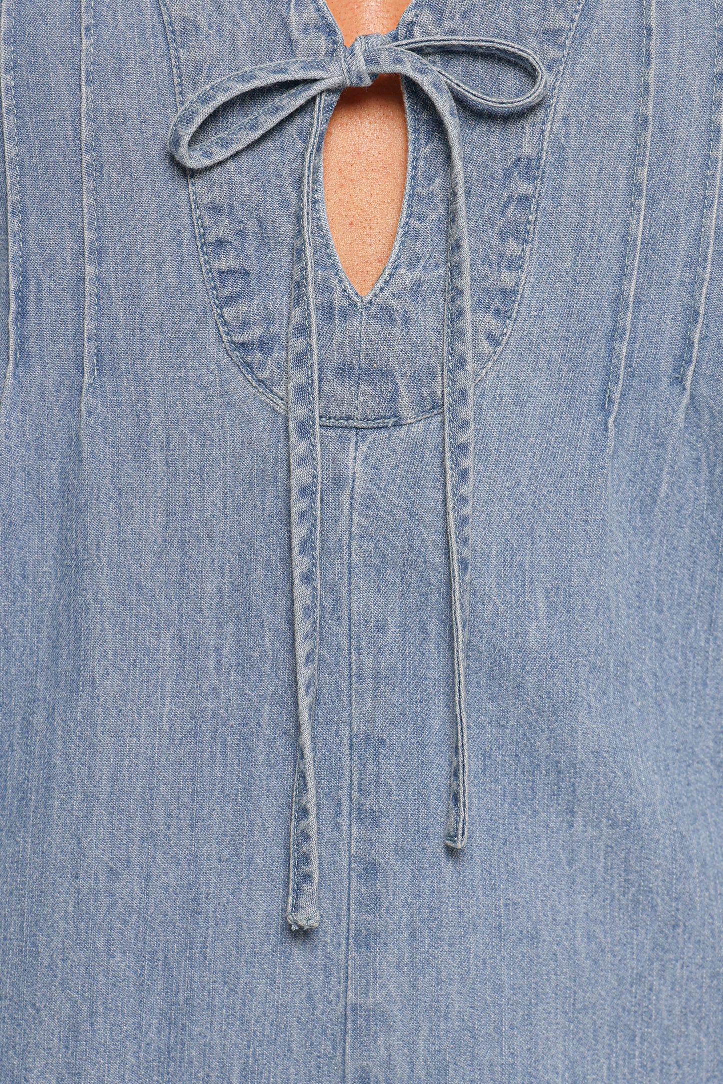Marilla Romper Light Denim