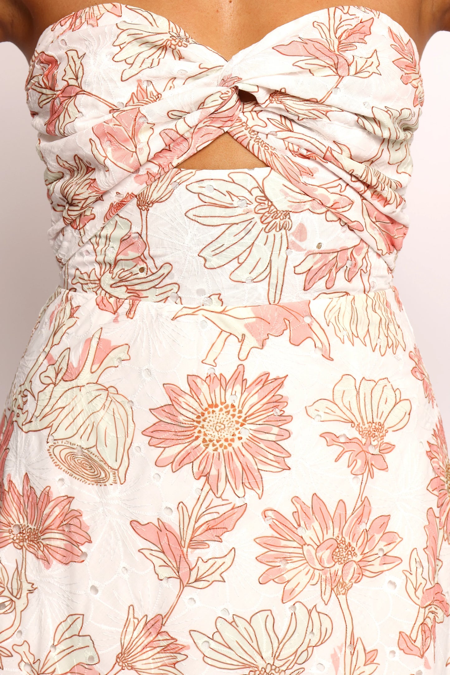 Calantha Maxi Dress Pink Floral