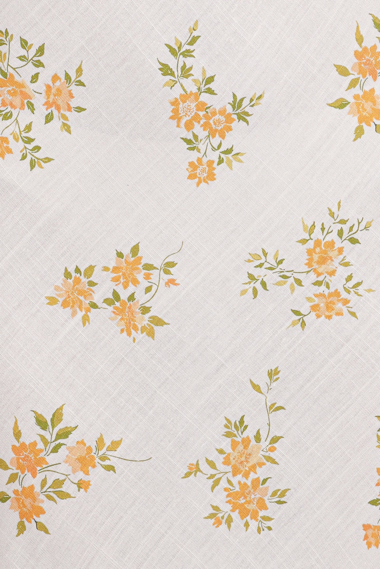 Zinnia Midi Dress Yellow Floral