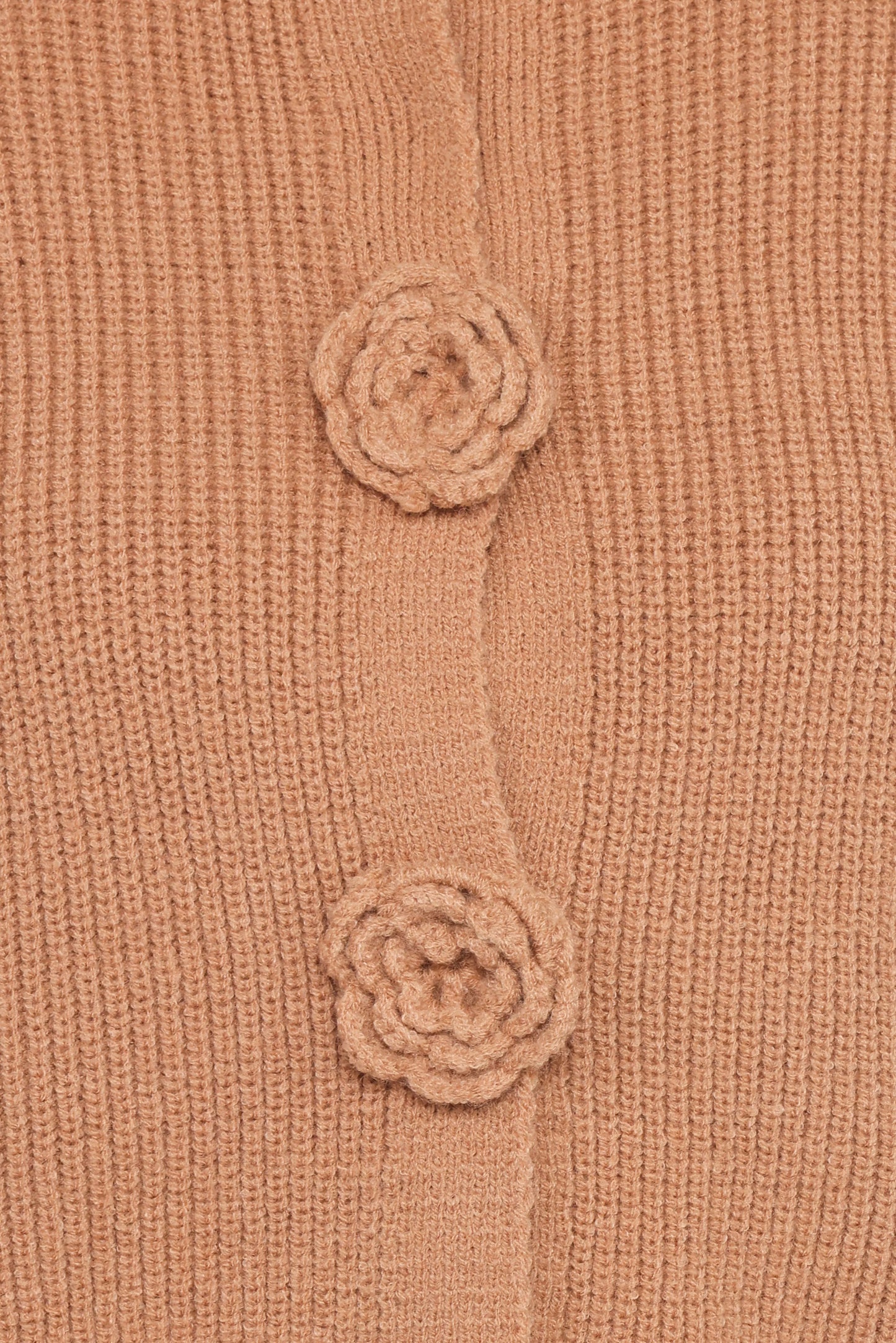 Jones Rosette Cardigan Mocha