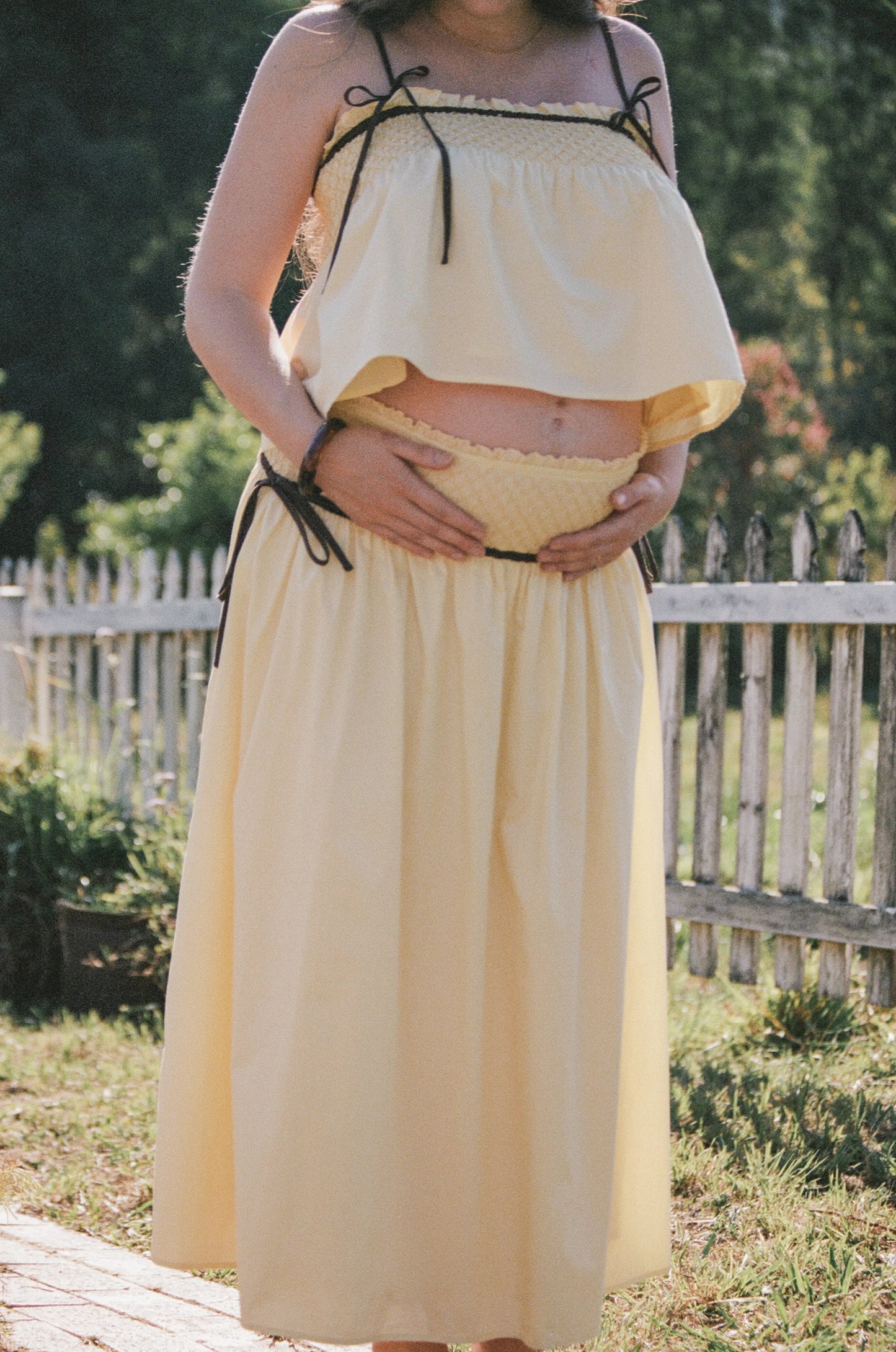Orielle Maxi Skirt Lemon