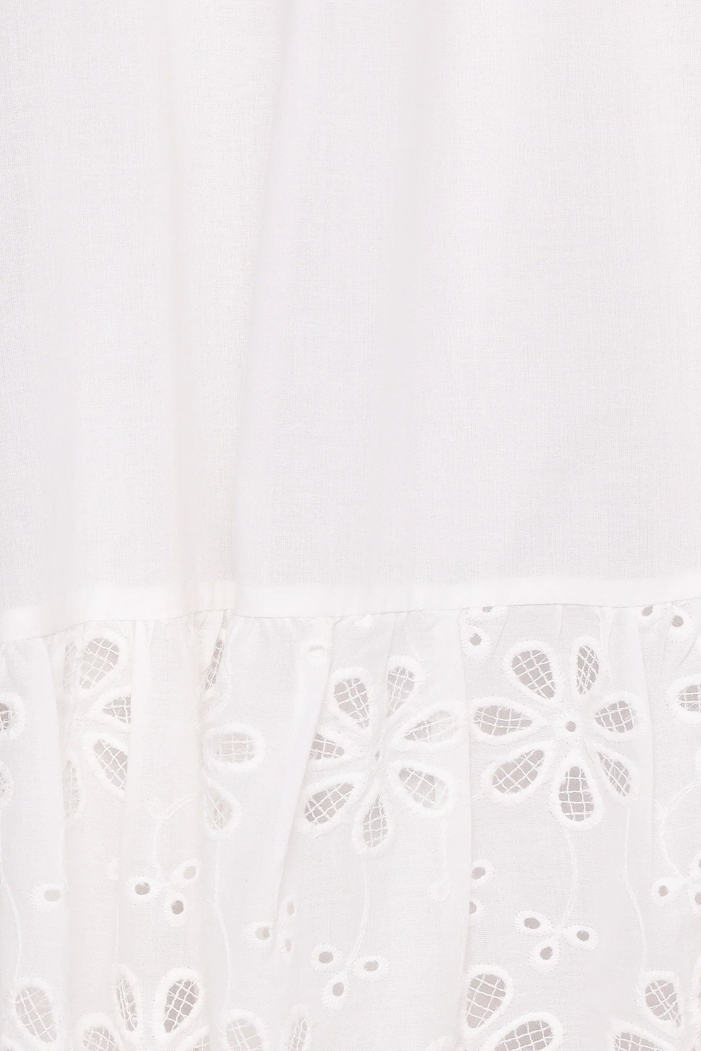 Xana Maxi Dress White Broderie