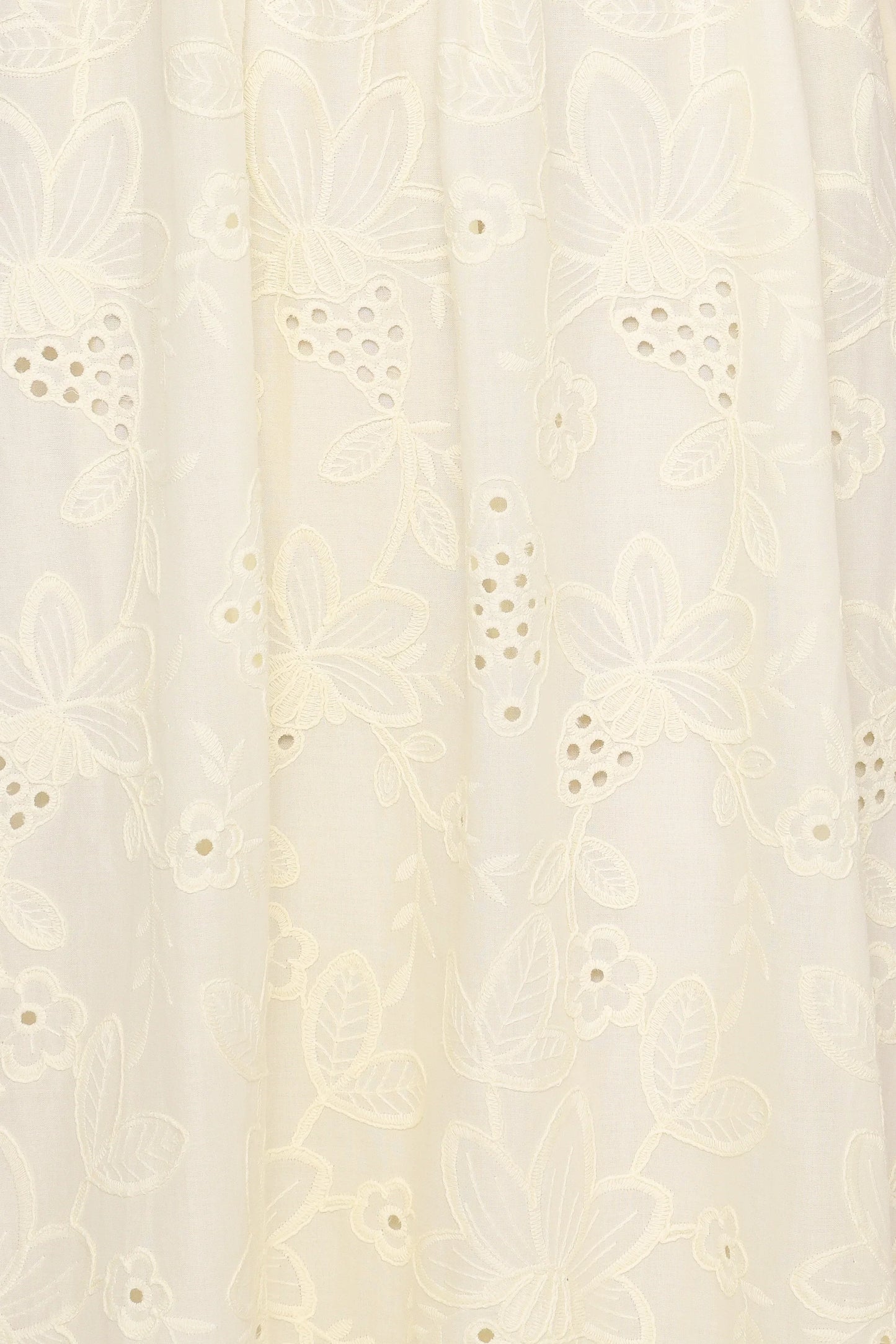 Janice Maxi Dress Butter Yellow Broderie