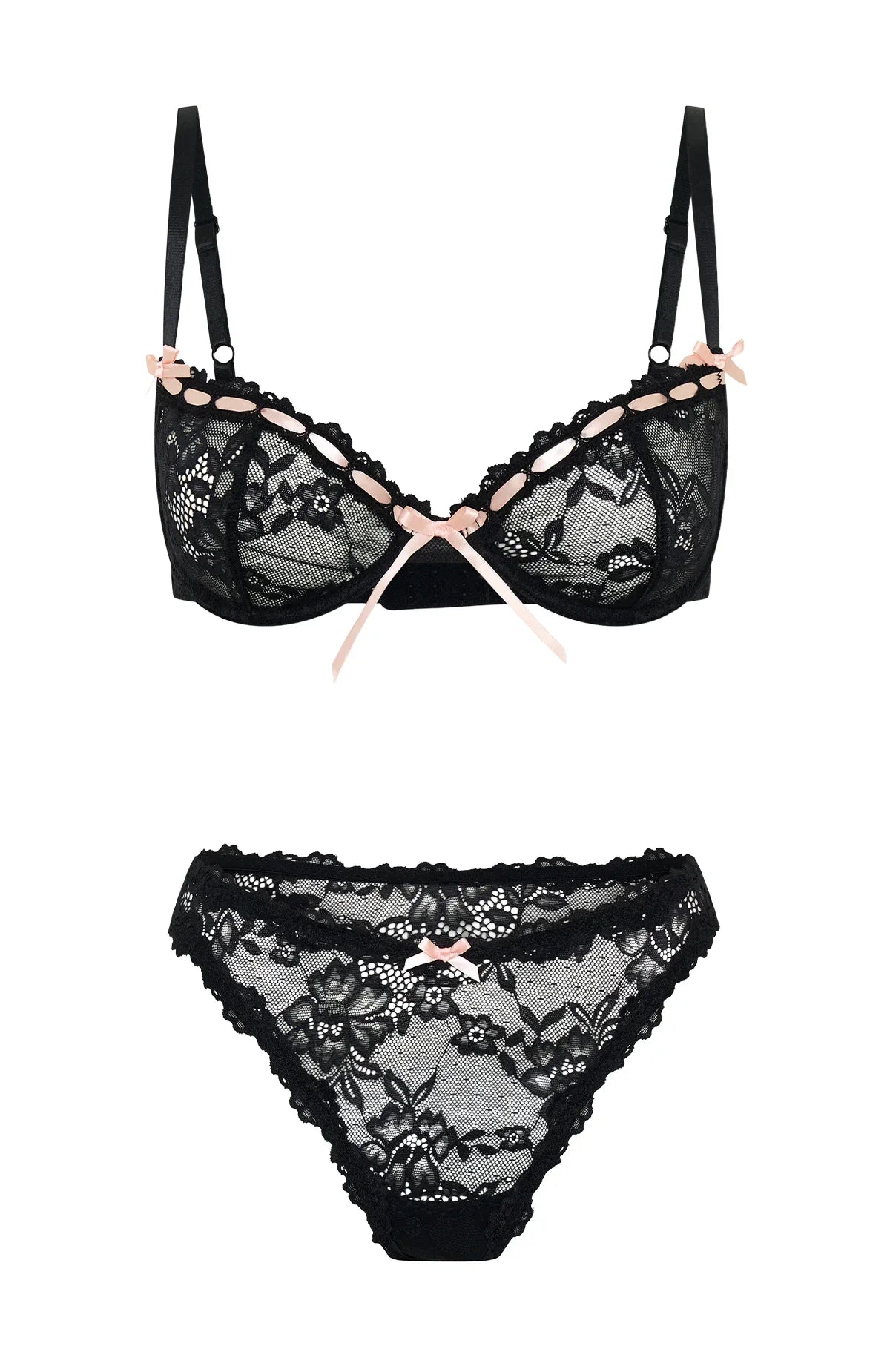 Darling Desire Lingerie Set Black