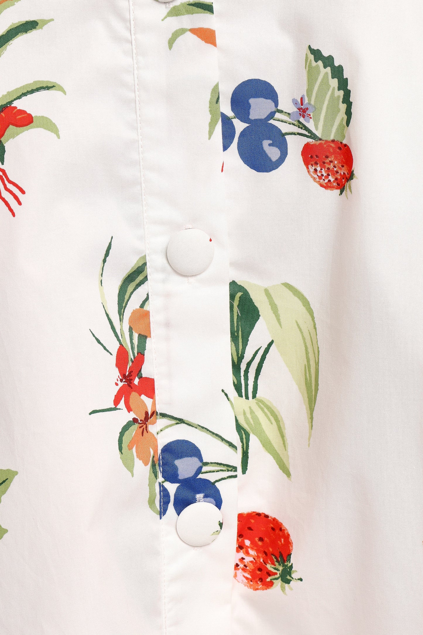 Geneva Midi Skirt Off White Red