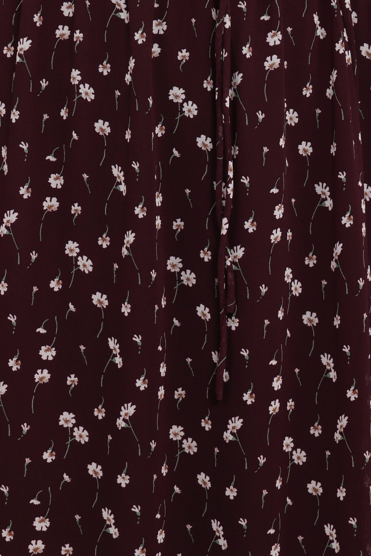 Keziah Long Sleeve Maxi Dress Burgundy Floral