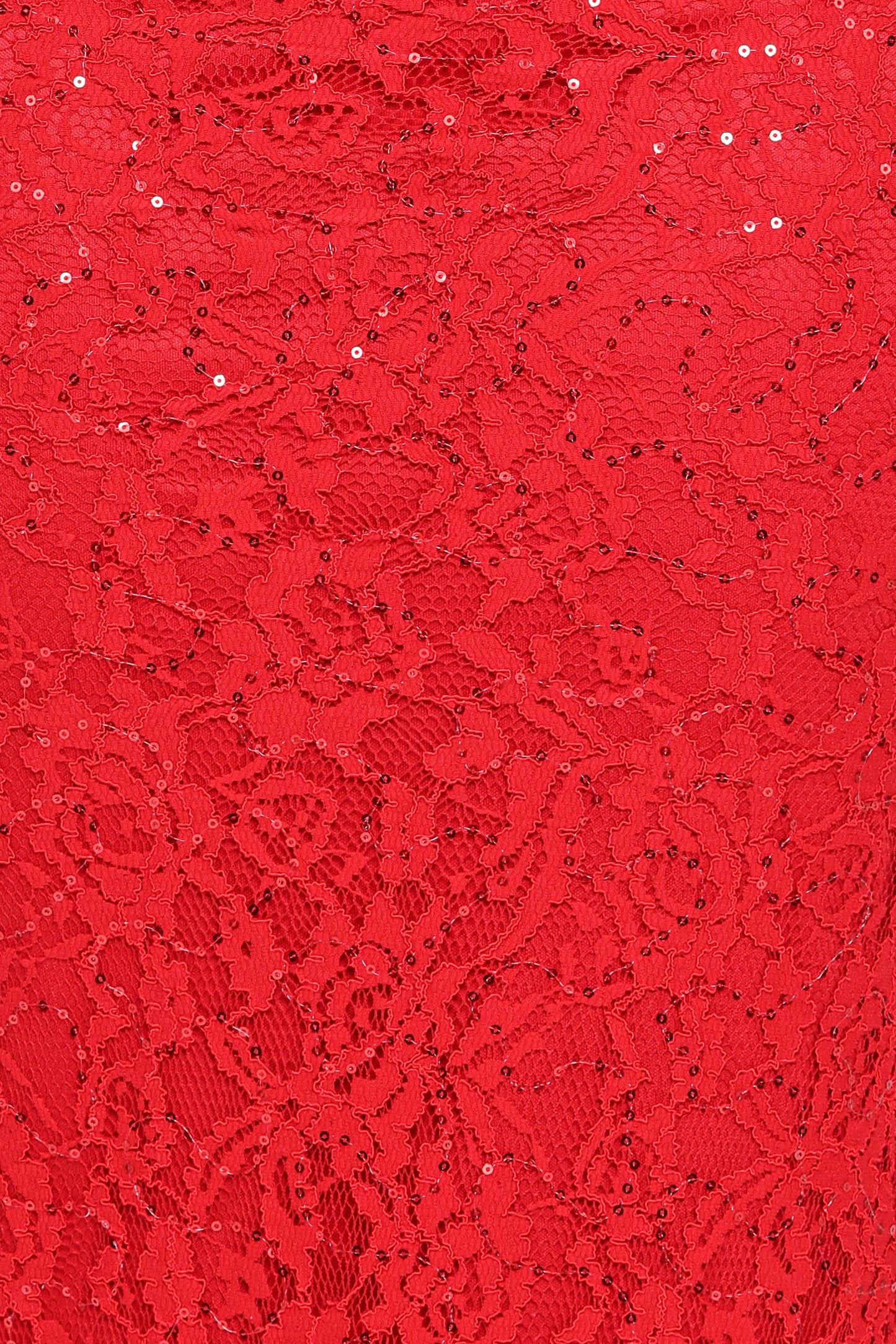 Ruben Lace Maxi Dress Red